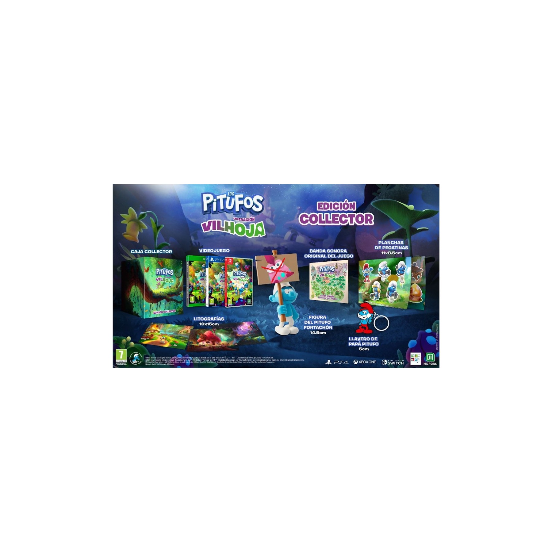 LOS PITUFOS OPERACION VILHOJA EDICION COLLECTOR