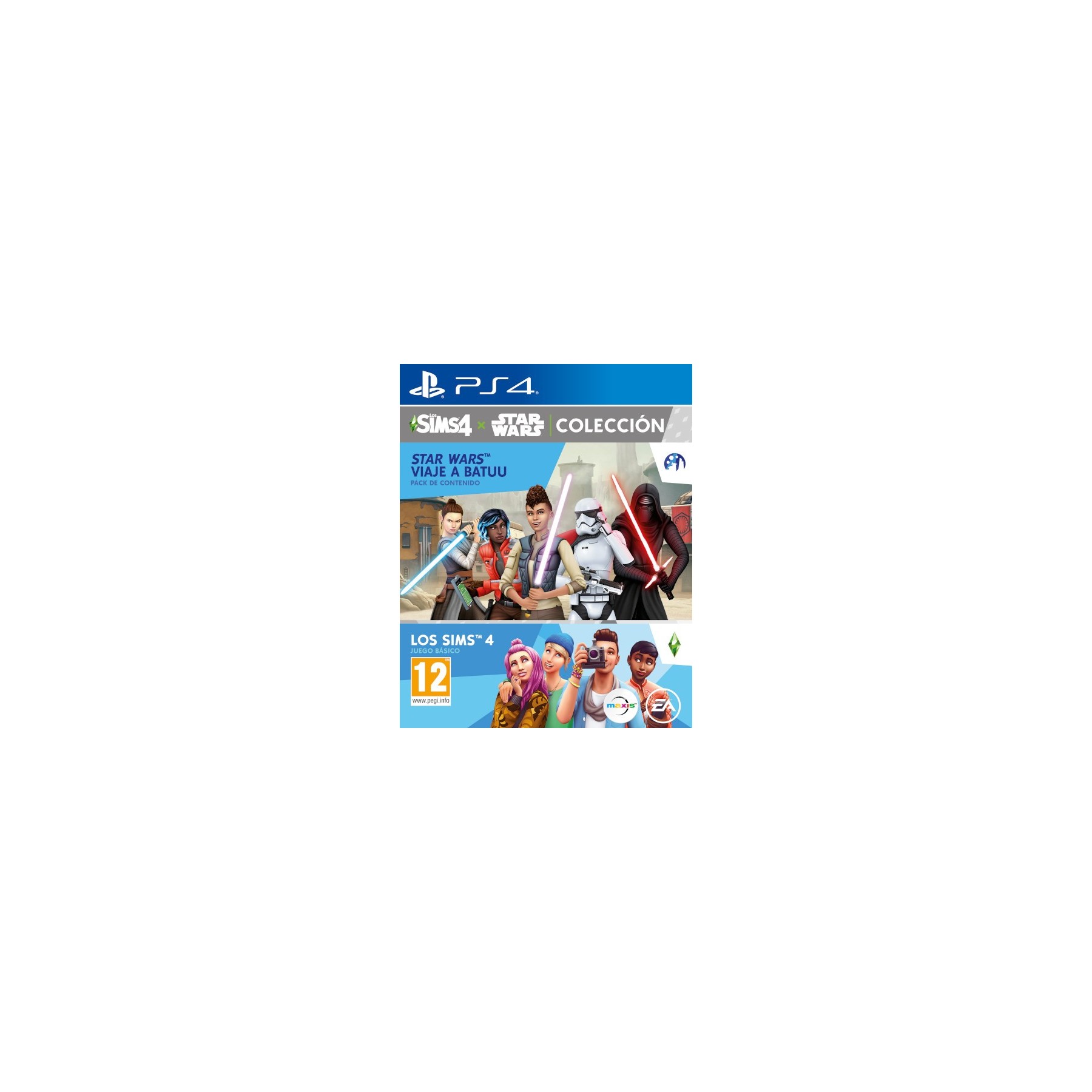 Los Sims 4 + Star Wars Viaje A Batuu(Pack De Contenido) Coleccion Juego para Consola Sony PlayStation 4, PS4 [PAL ESPAÑA]