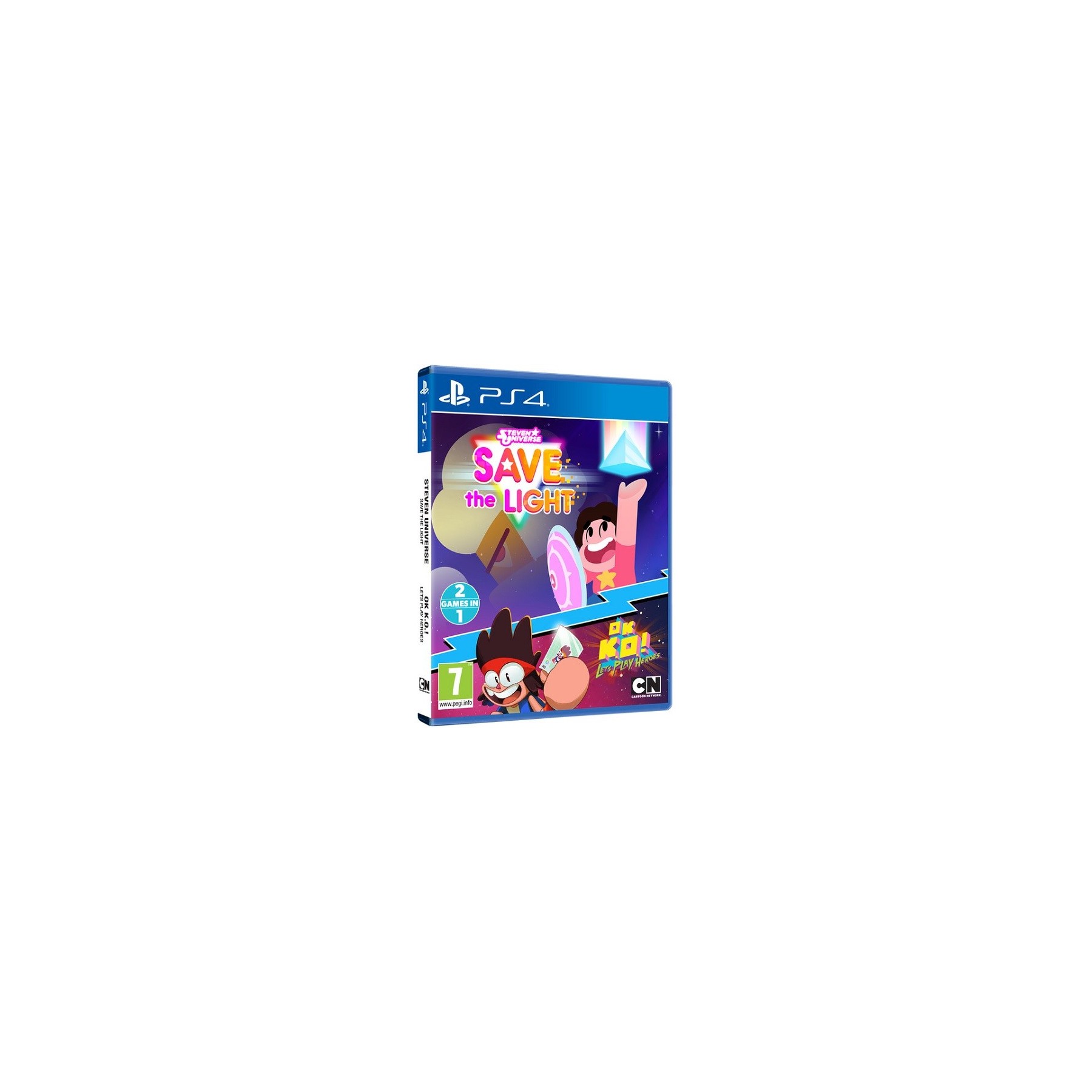 Steven Universe: Salva La Luz +Ok K.O. Juguemos A Ser Héroes (2&1) Juego para Consola Sony PlayStation 4, PS4 [PAL ESPAÑA]