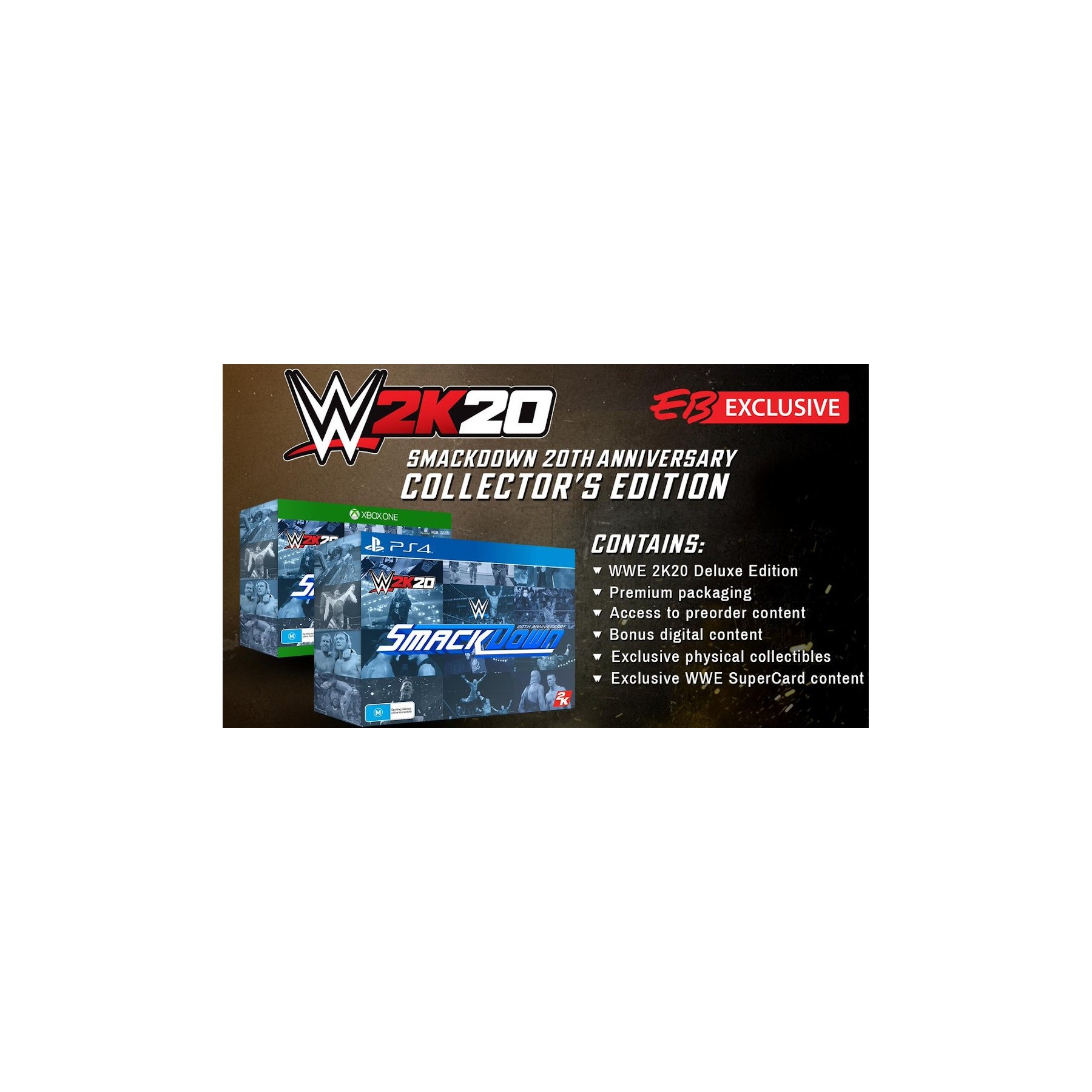WWE 2K20 COLLECTOR 20TH ANNIVERSARY