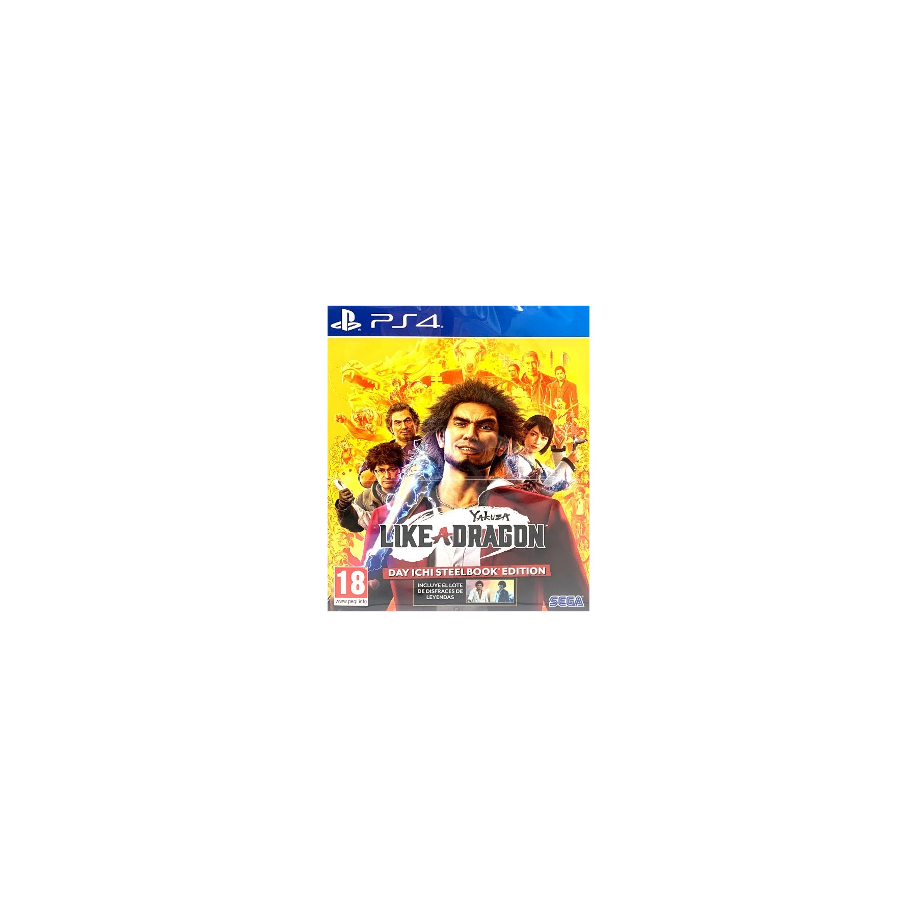 Yakuza Like A Dragon: Day Ichi Steelbook Edition Juego para Consola Sony PlayStation 4, PS4 [PAL ESPAÑA]