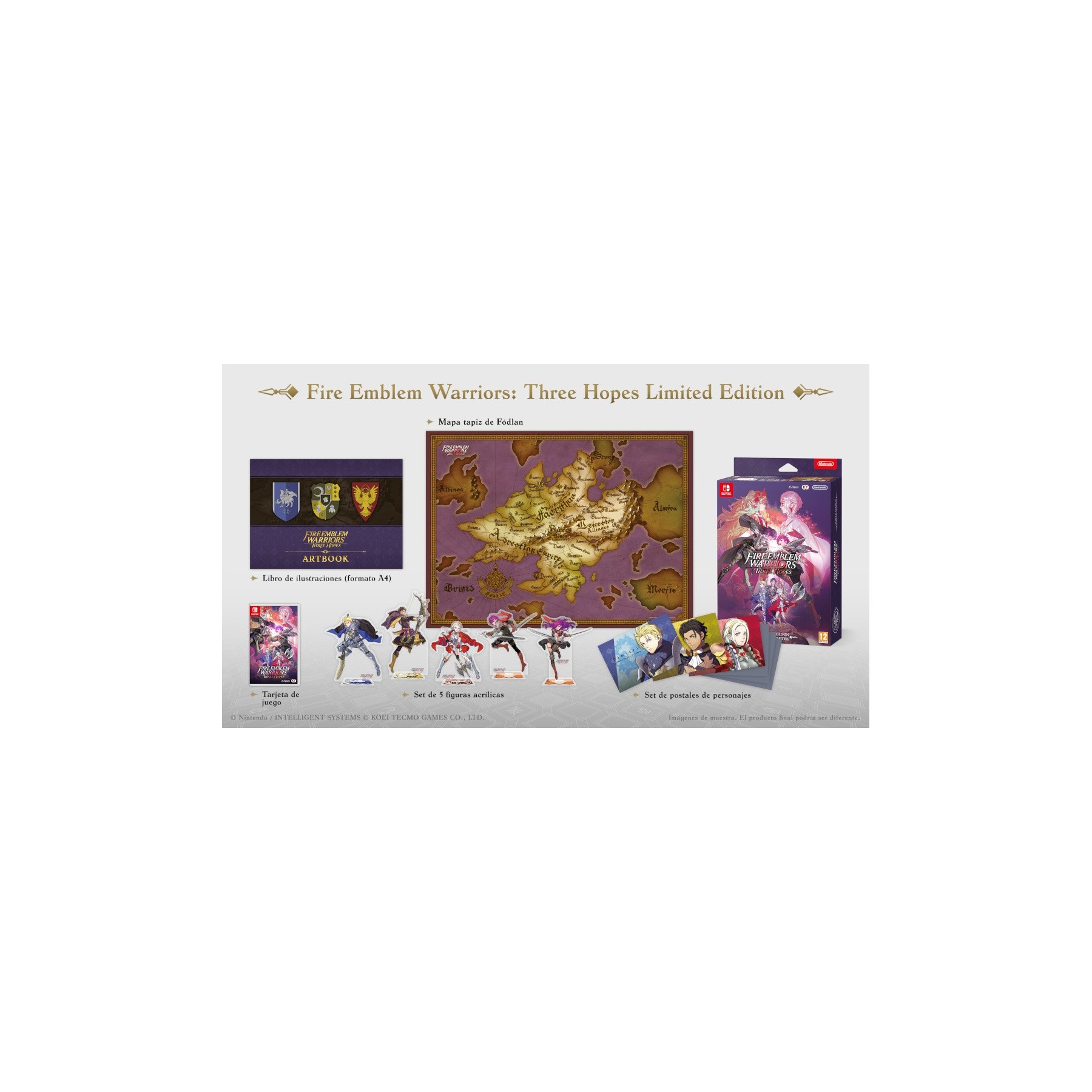 Fire Emblem Warriors: Three Hopes Limited Edition (Imp) Juego para Consola Nintendo Switch [PAL ESPAÑA]