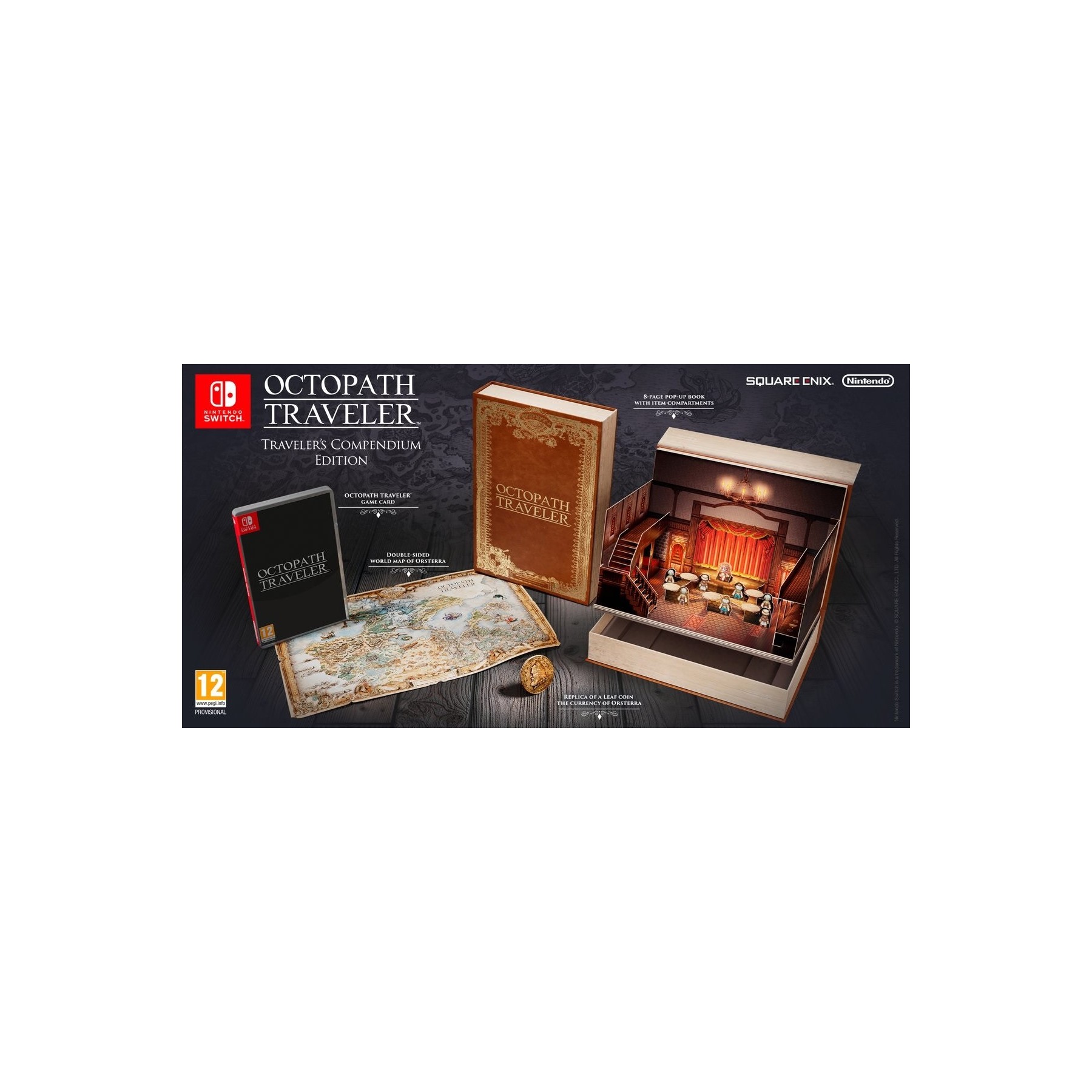 Octopath Traveller Compedium Edition (Imp) Juego para Consola Nintendo Switch [PAL ESPAÑA]