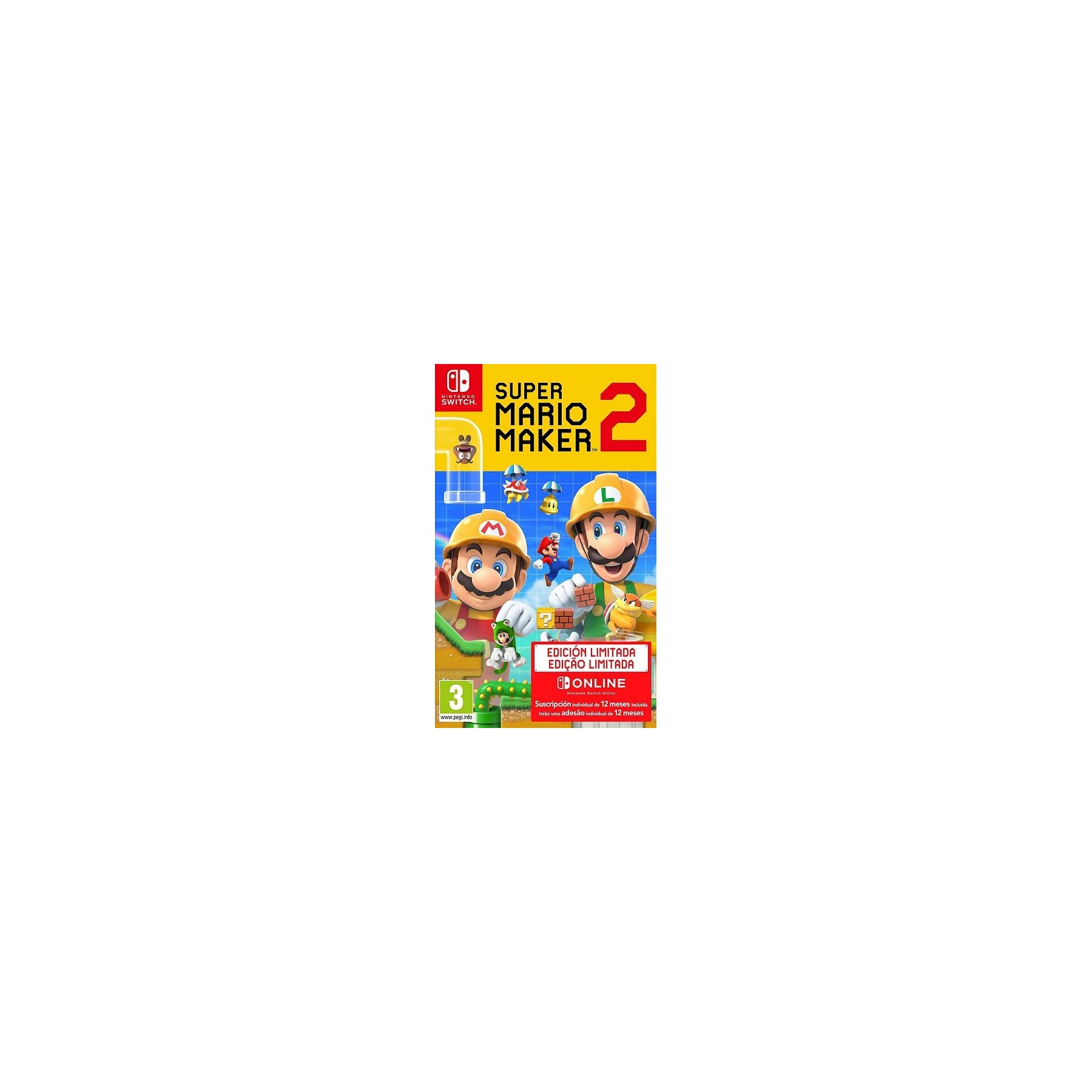 SUPER MARIO MAKER 2 + 12 MESES NSO (NINTENDO SWITCH ONLINE)