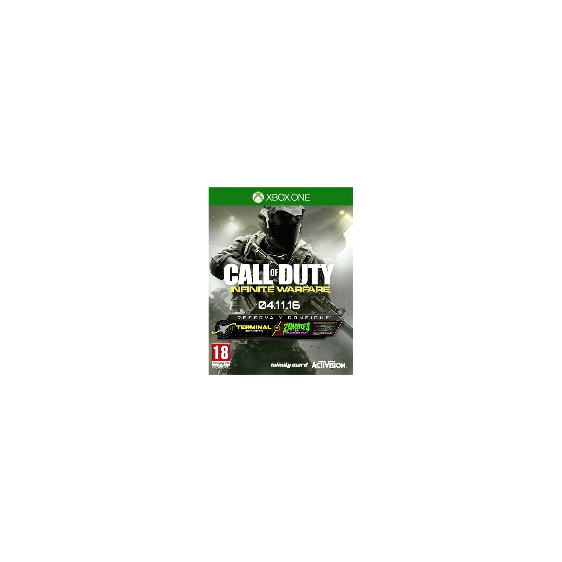 Call Of Duty: Infinite Warfare (Mapa Extra Termanil Y Pack Zombies) Juego para Consola Microsoft XBOX One [PAL ESPAÑA]