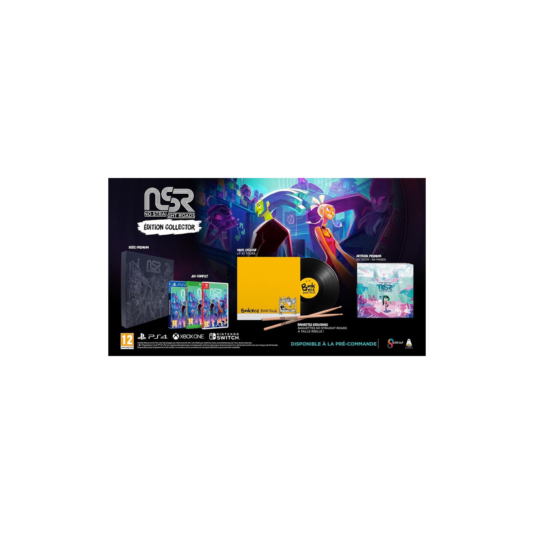 No Straight Roads: Colllector'S Edition Juego para Consola Microsoft XBOX One [PAL ESPAÑA]