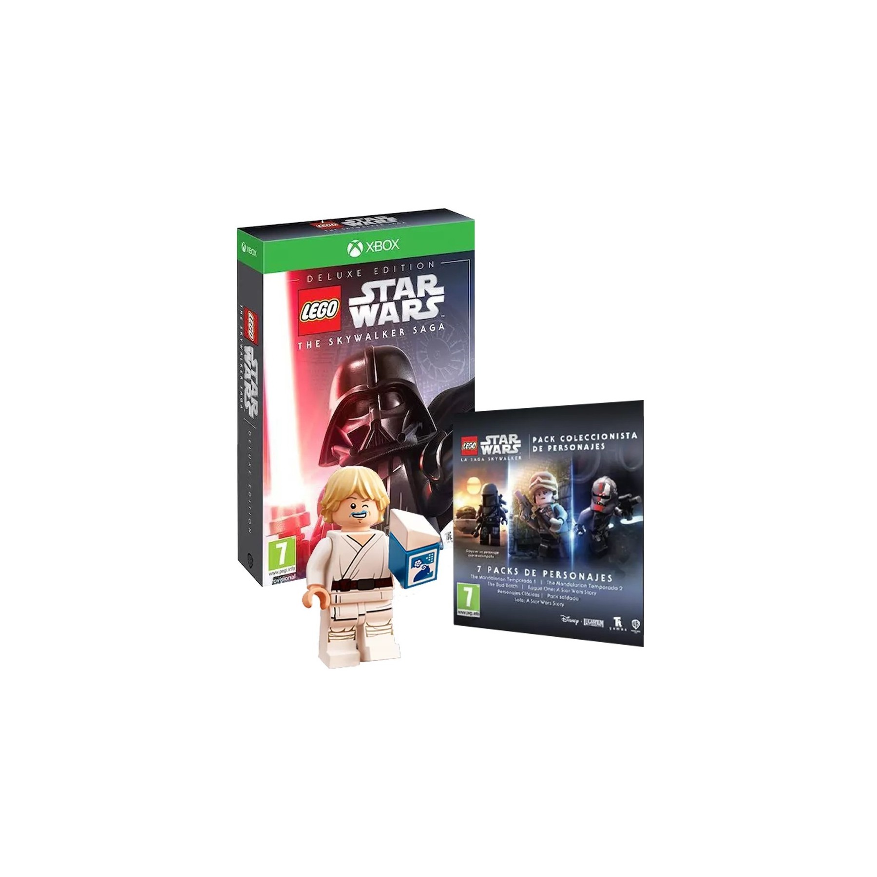 Lego Star Wars: La Saga Skywalker Deluxe Edition (Figura Luke Skywalker+Pack Personajes)(Xbone) Juego para Consola Microsoft XBOX Series X [PAL ESPAÑA]