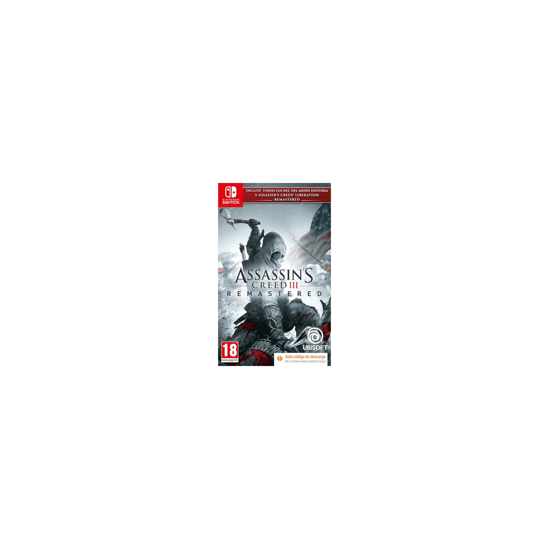 Assassin'S Creed Iii Remastered [ DIGITAL ] Juego para Consola Nintendo Switch [PAL ESPAÑA]