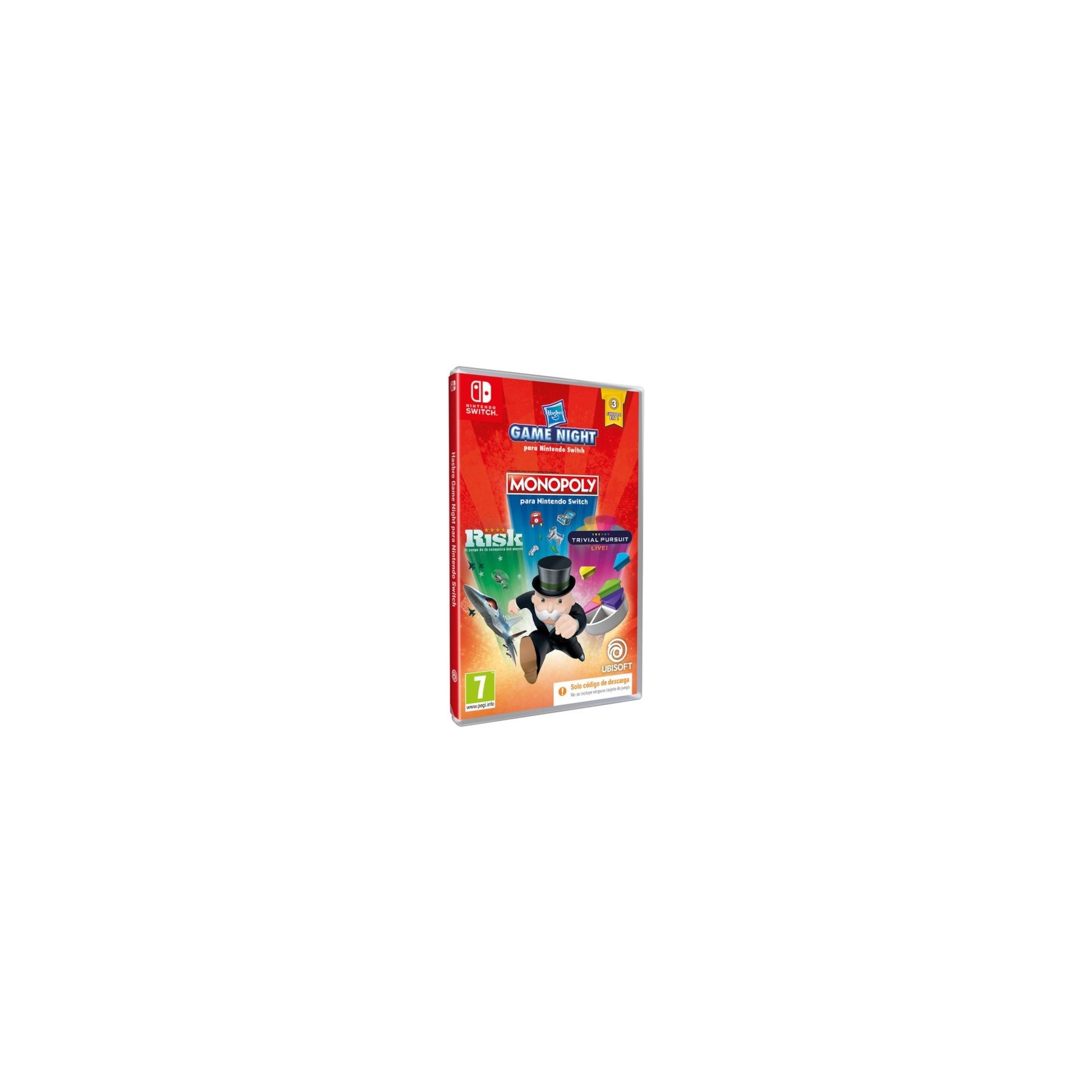 Hasbro Game Night (Monopoly+ Risk + Trivial Pursuit) [ DIGITAL ] Juego para Consola Nintendo Switch [PAL ESPAÑA]