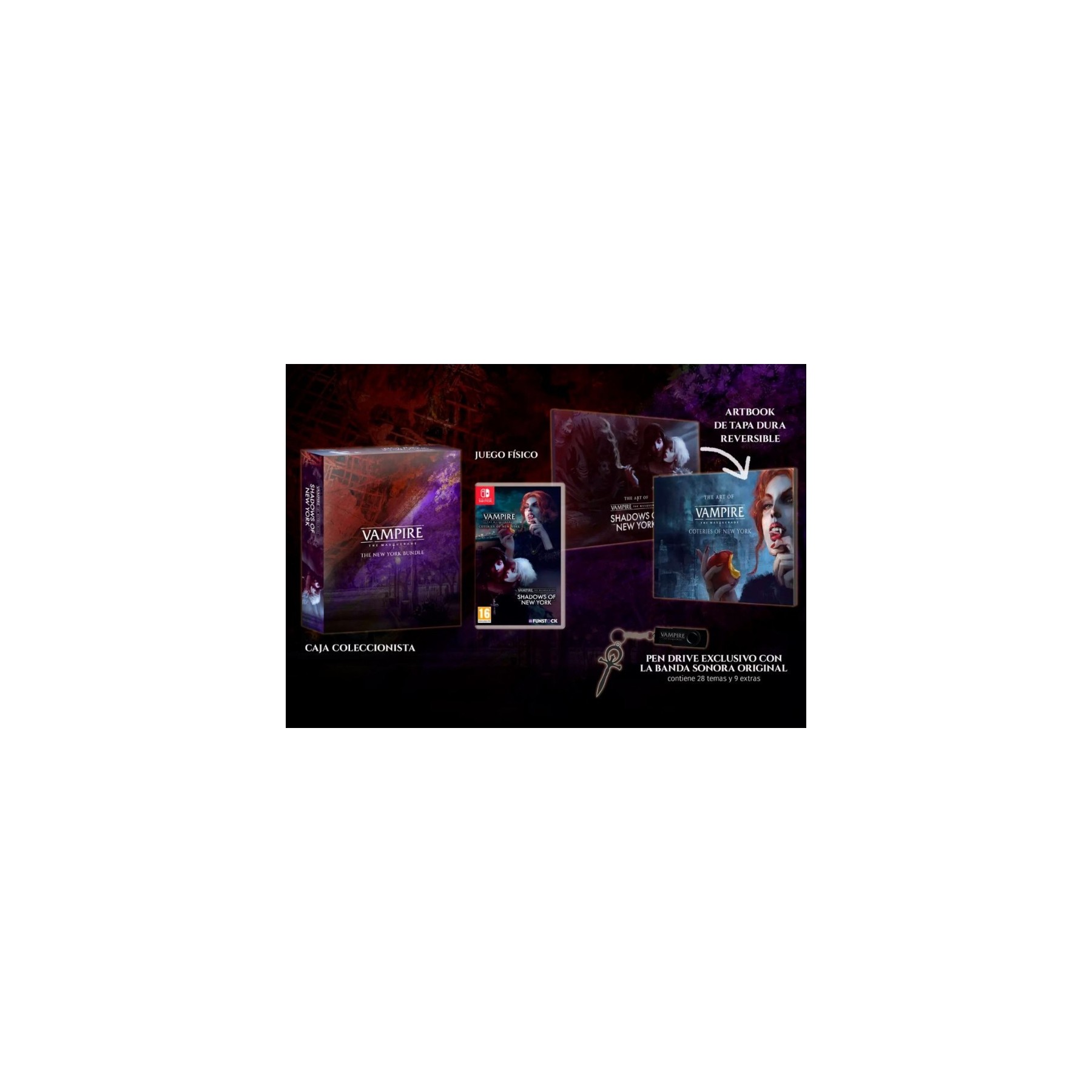 Vampire: The Masquerade - The New York Bundle (Collector"S Edition) Juego para Consola Nintendo Switch [PAL ESPAÑA]
