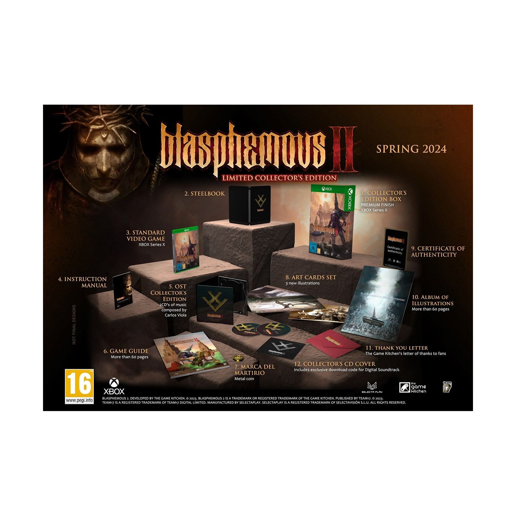 Blasphemous 2 Limited (Collector´s Edition) Juego para Consola Microsoft Xbox Series X [PAL ESPAÑA]