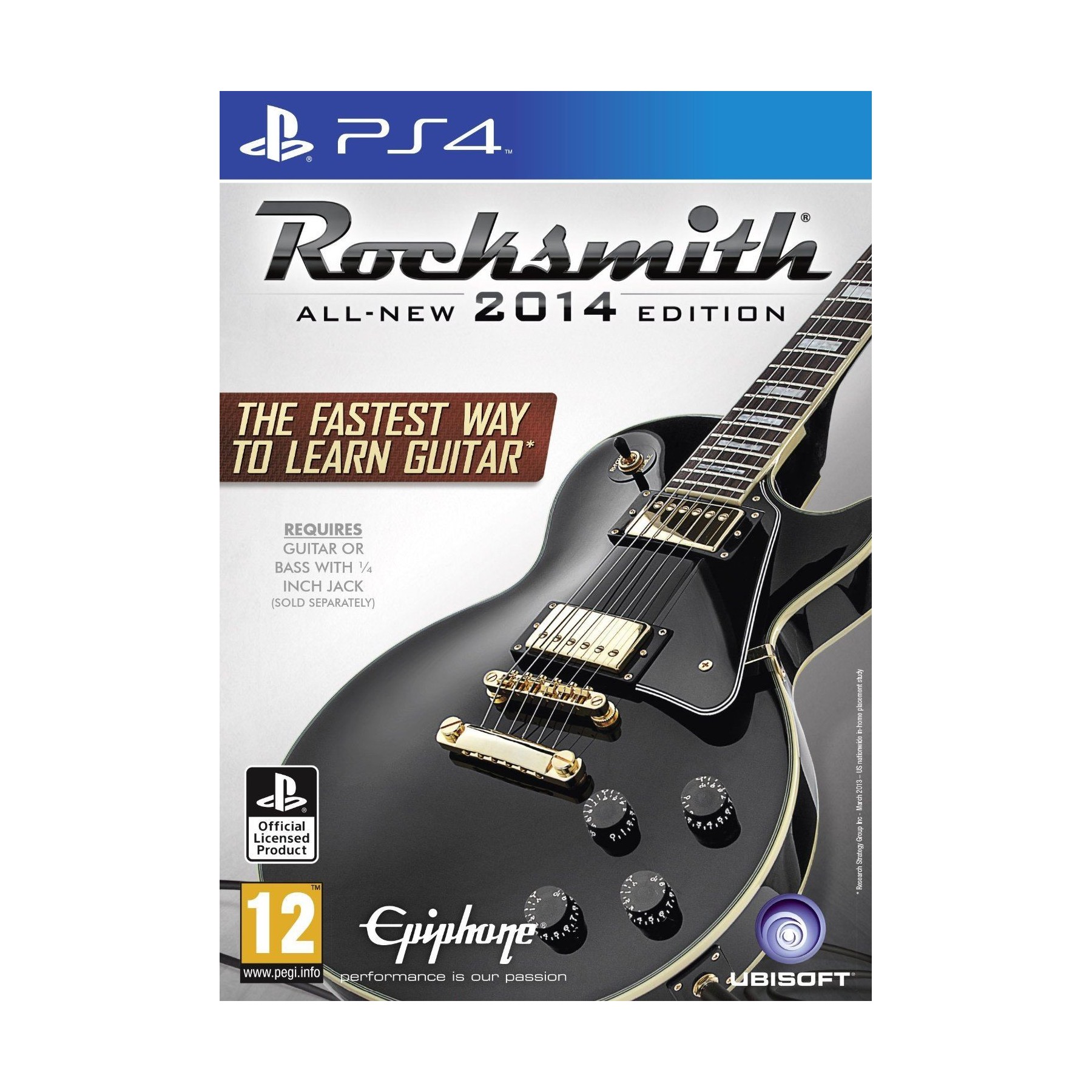 Rocksmith 2014 Edition (w/ Cable) Juego para Consola PlayStation 4 PS4