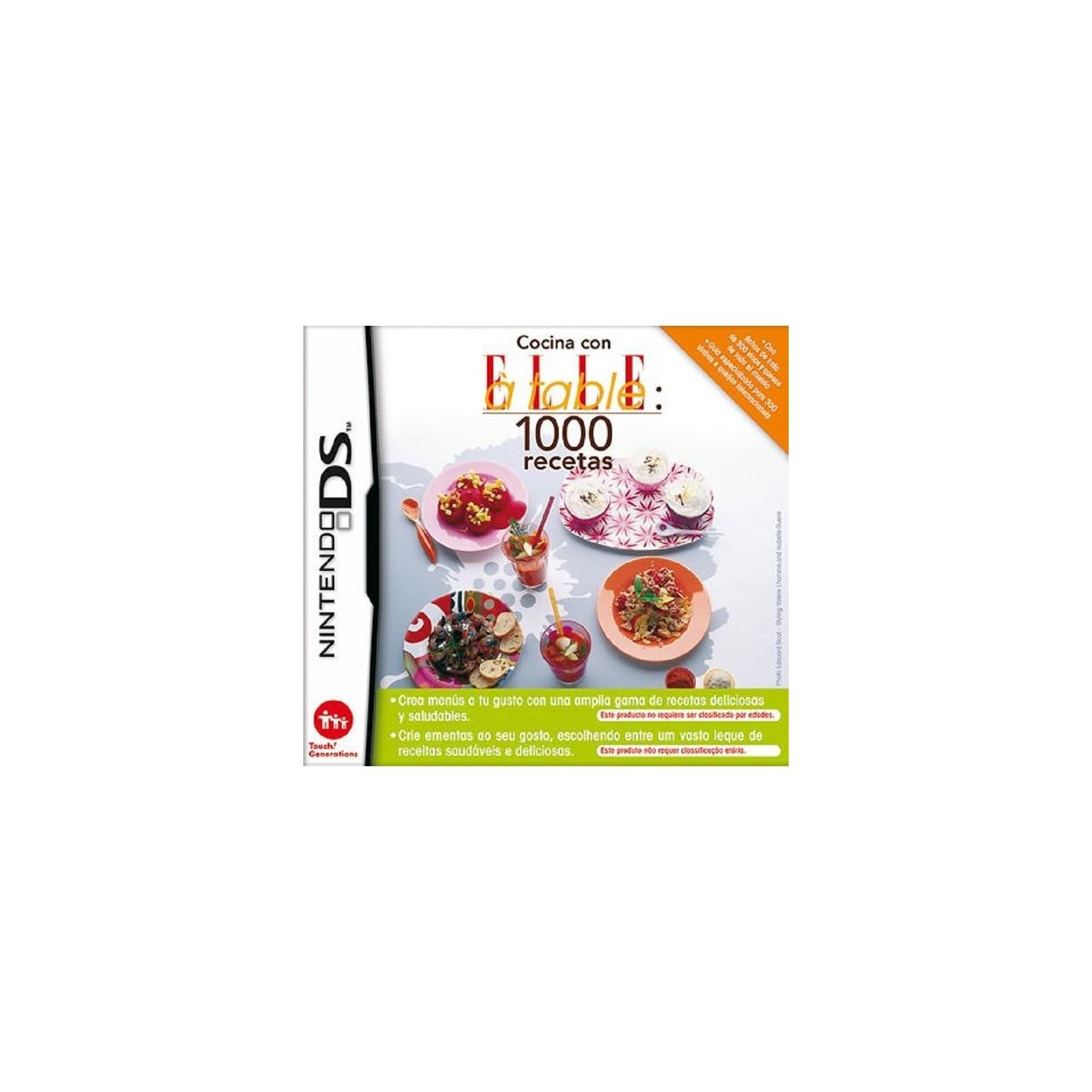 Cocina Con Elle A Table 1000 Recetas Juego para Consola Nintendo DS [PAL ESPAÑA]
