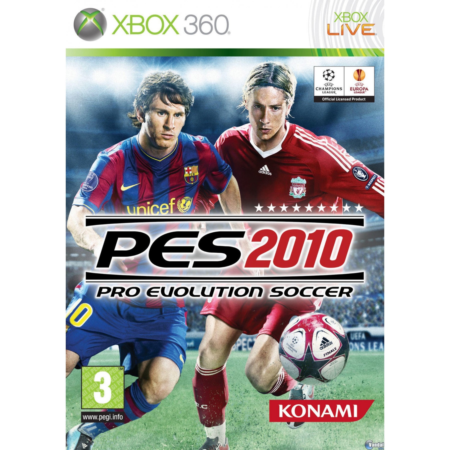 Pes 2010 Classics Seminuevo Retractilado Juego para Consola Microsoft XBOX 360
