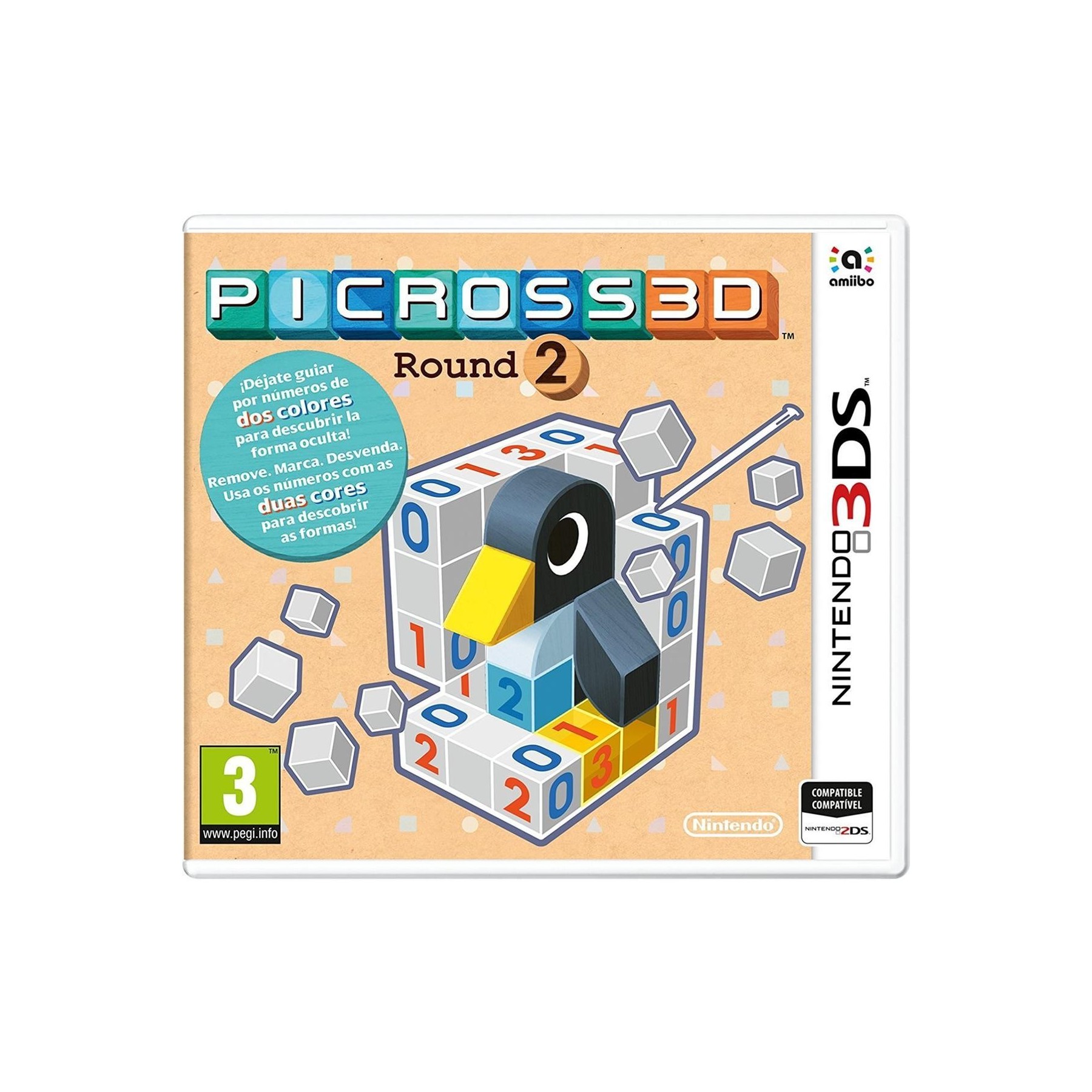 Picross 3D Round 2 Juego para Consola Nintendo 3DS [PAL ESPAÑA]