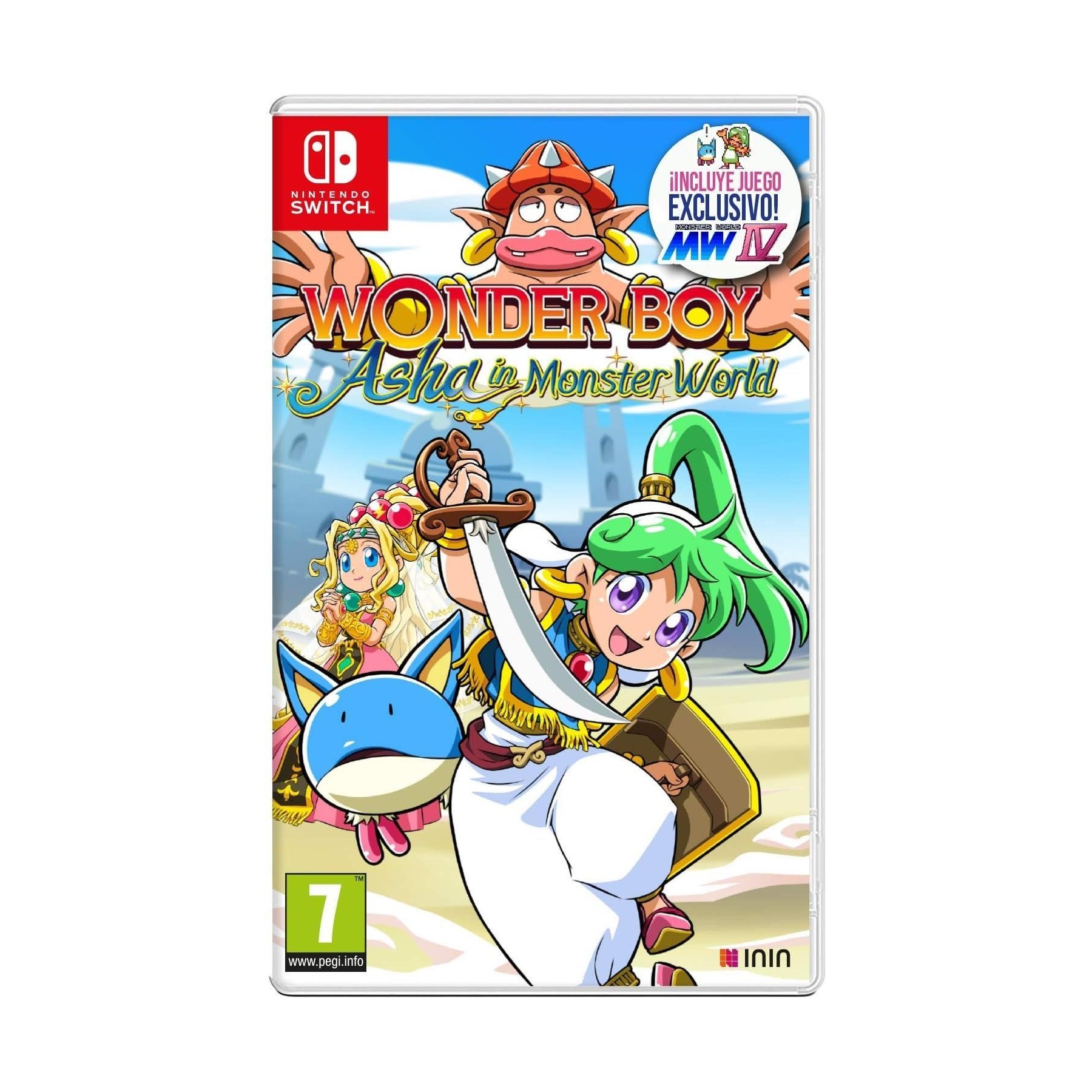 Wonder Boy: Asha In Monster World (Relanzamiento) Juego para Consola Nintendo Switch [PAL ESPAÑA]