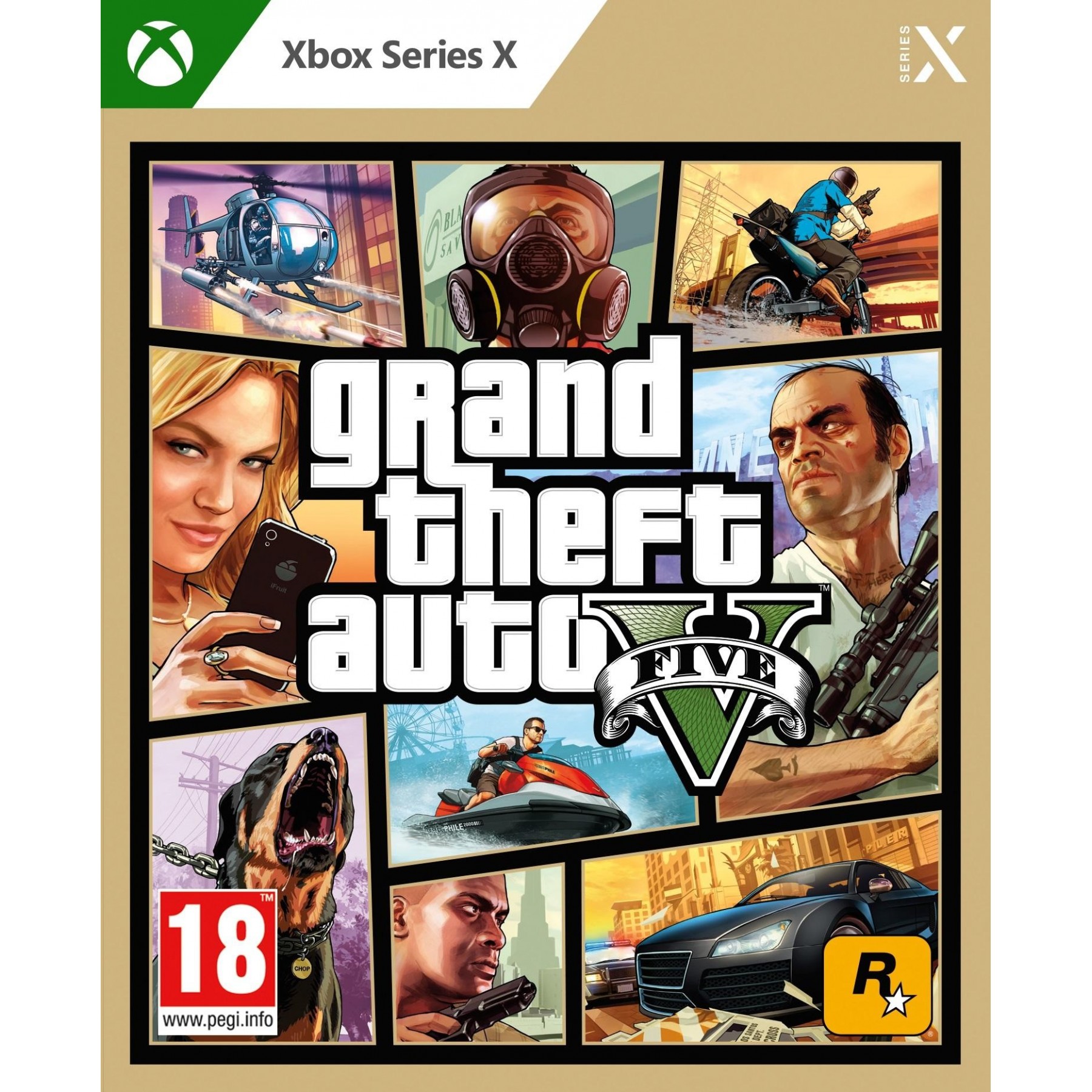Grand Theft Auto V Juego para Consola Microsoft XBOX Series S X [PAL ESPAÑA]