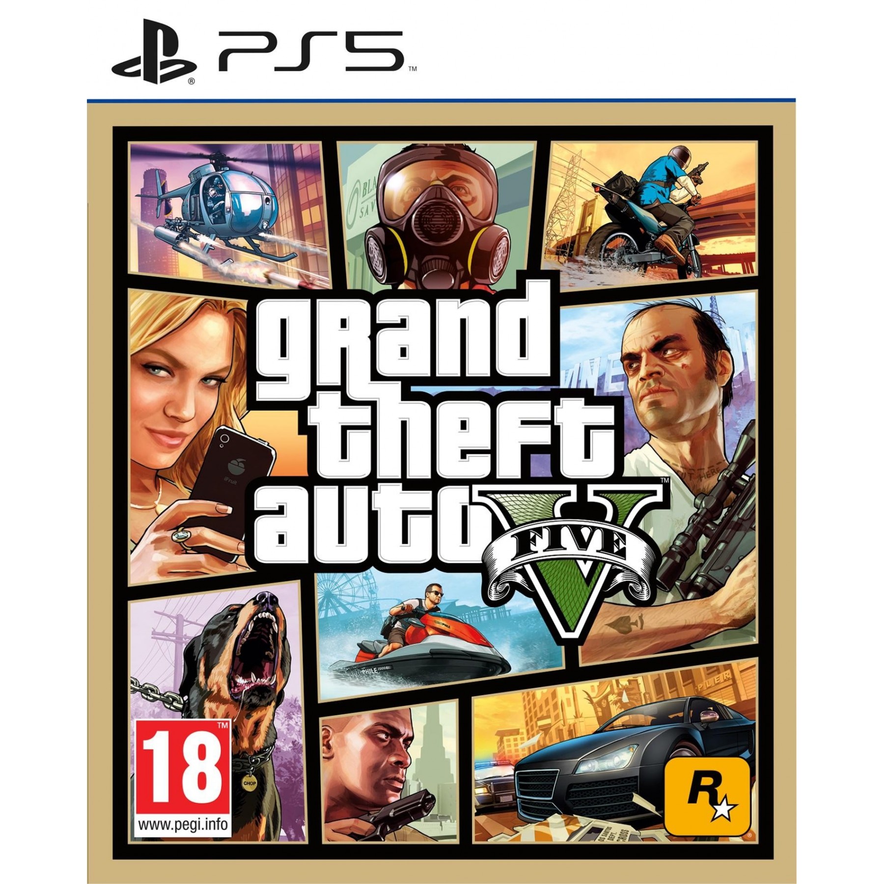 Grand Theft Auto V Juego para Consola Sony PlayStation 5 [PAL ESPAÑA]