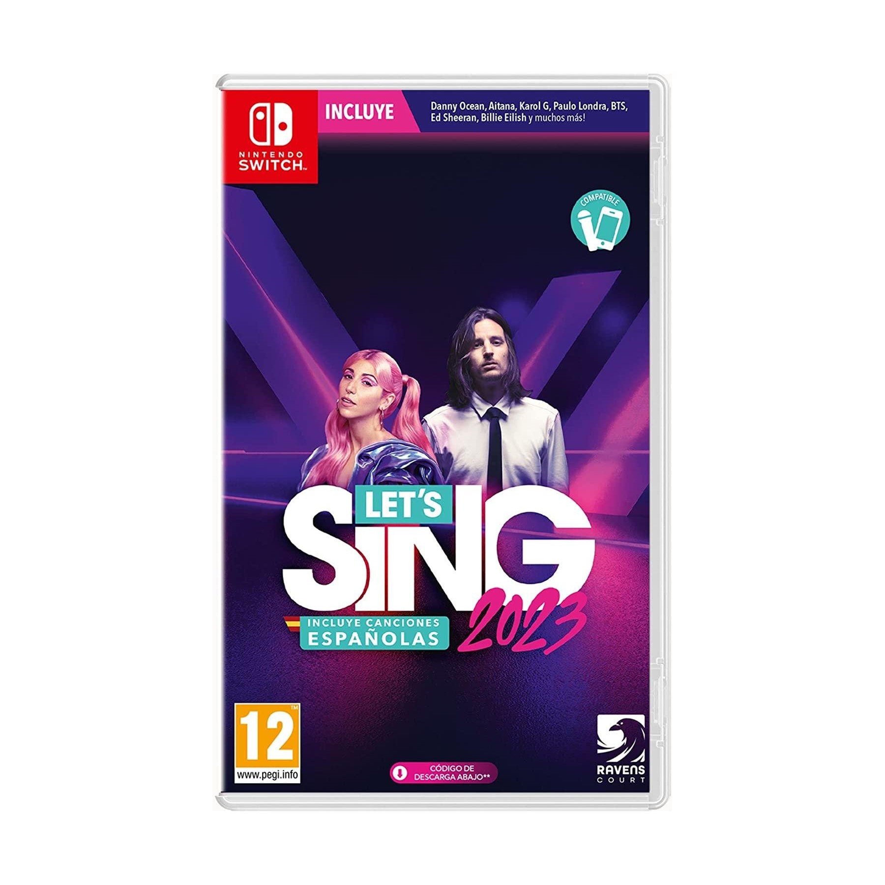 Lets Sing 2023 _Incluye Canciones Españolas Juego para Consola Nintendo Switch [PAL ESPAÑA]