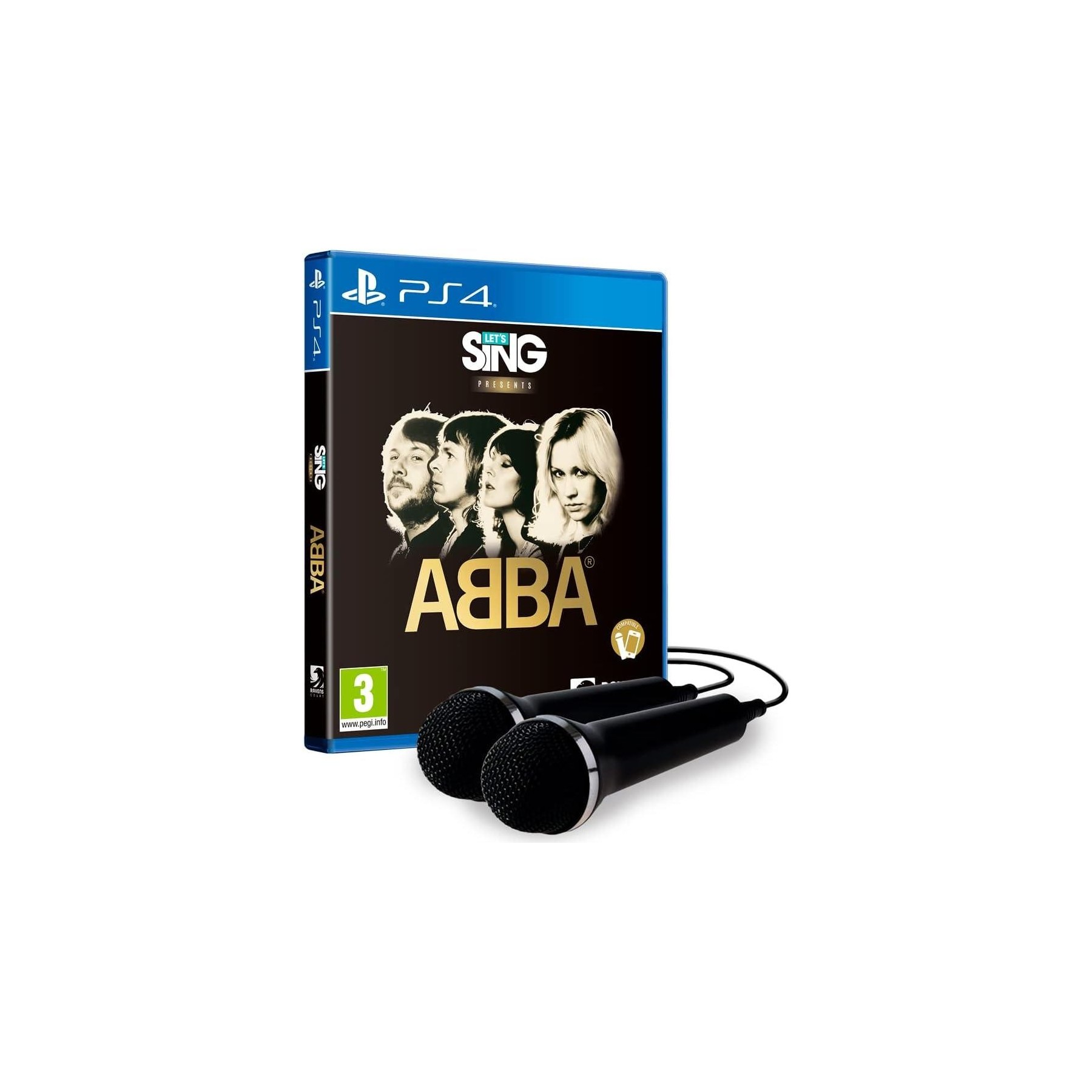 Let´s Sing ABBA + 2 Micros Juego para Consola Sony PlayStation 4 [PAL ESPAÑA]