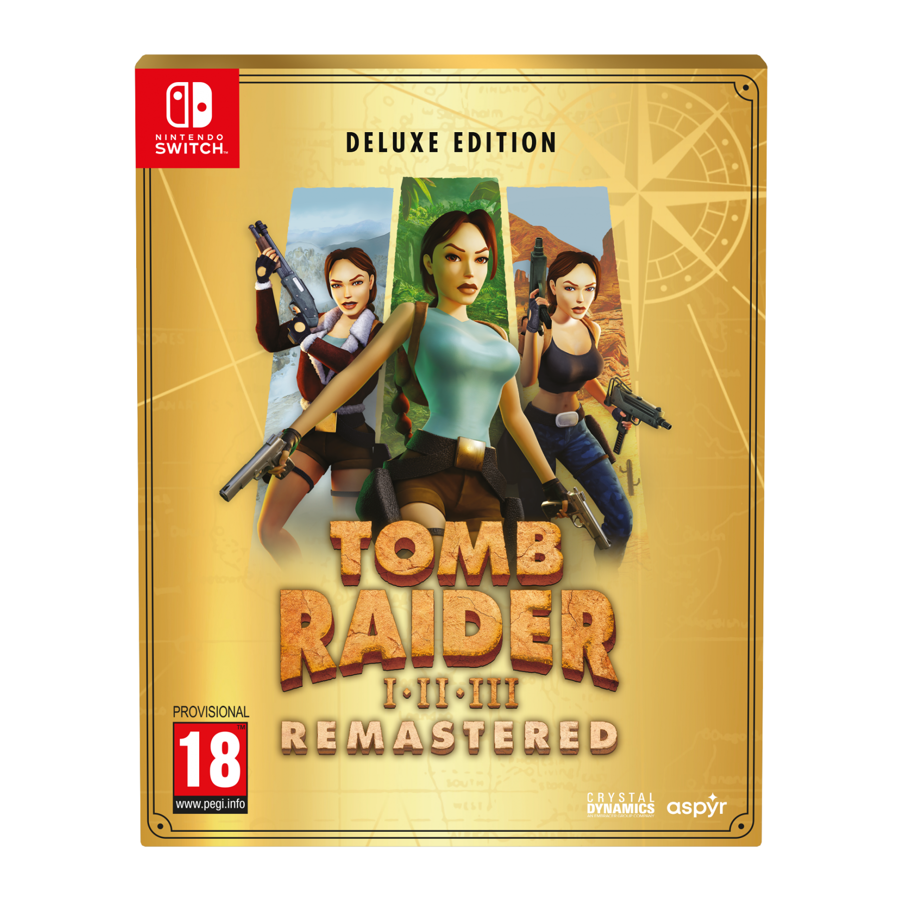 Tomb Raider I-III Remastered Deluxe Edition Juego para Consola Nintendo Switch
