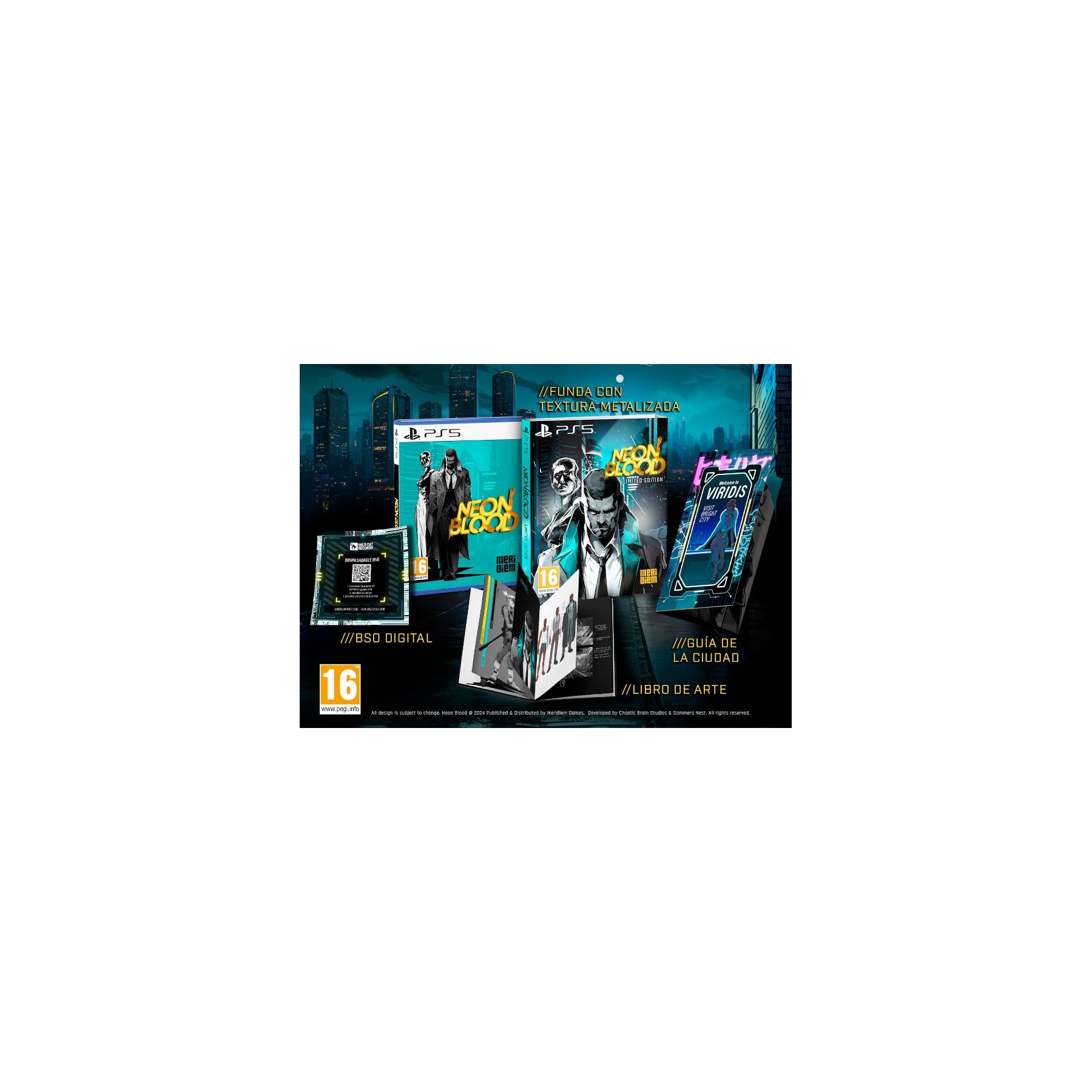 Neon Blood Limited Edition Juego Fisico para Consola Sony PlayStation 5 [ PAL ESPAÑA ]