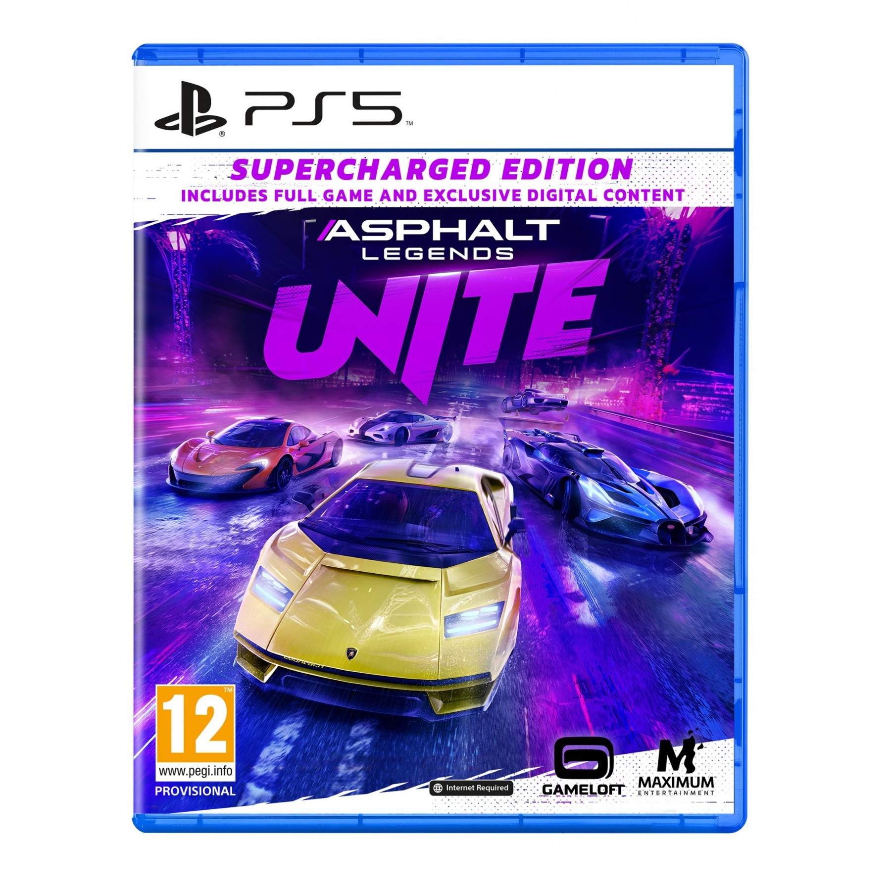 Asphalt Legends UNITE: Supercharged Edition Juego Fisico para Consola Sony PlayStation 5 PS5