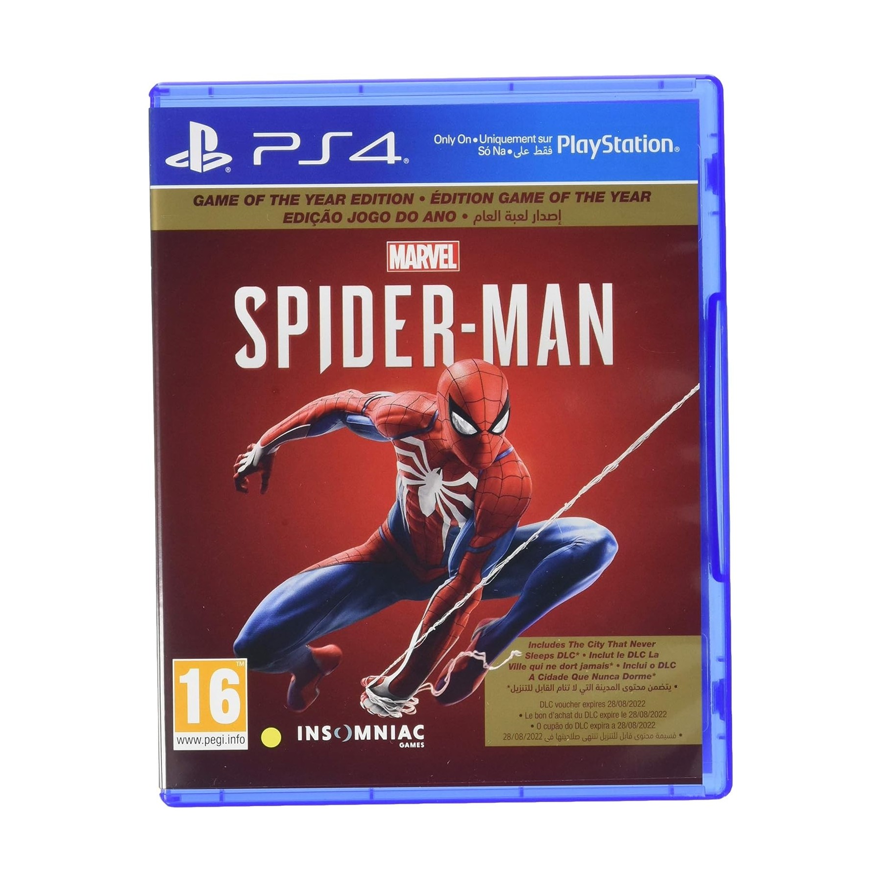 Spider-Man (Game of the Year) Juego Fisico para Consola Sony PlayStation 4 PS4