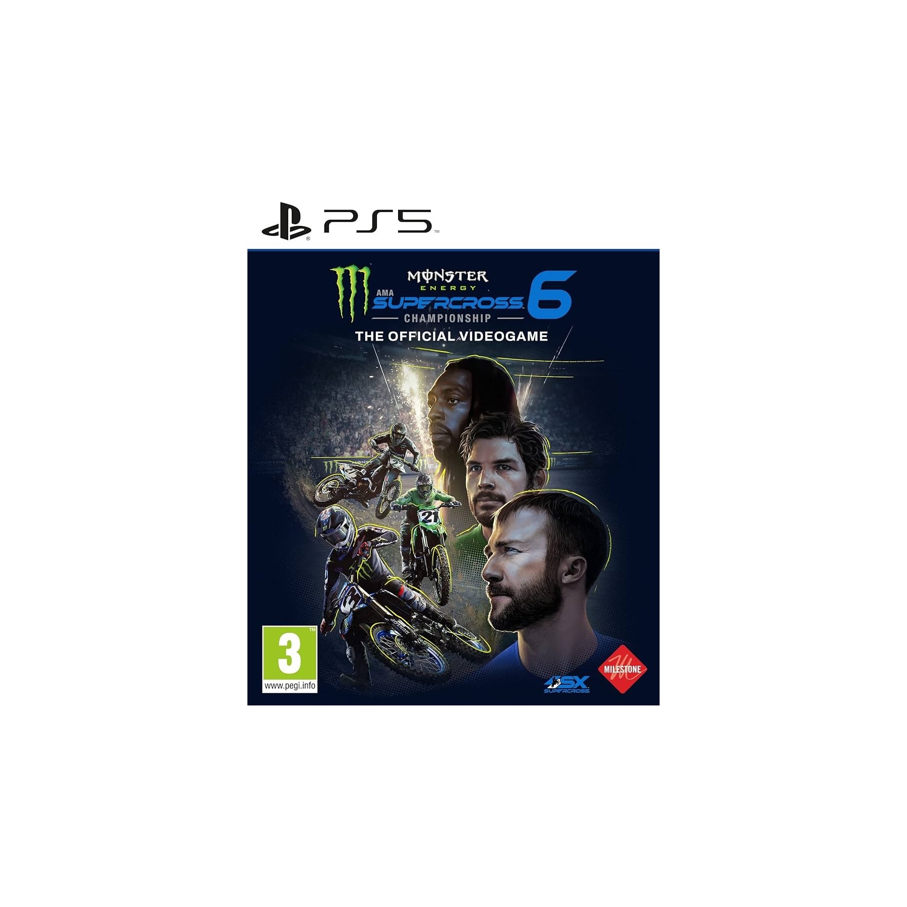 Monster Energy Supercross – The Official Videogame 6 Juego Fisico para Consola PlayStation 5