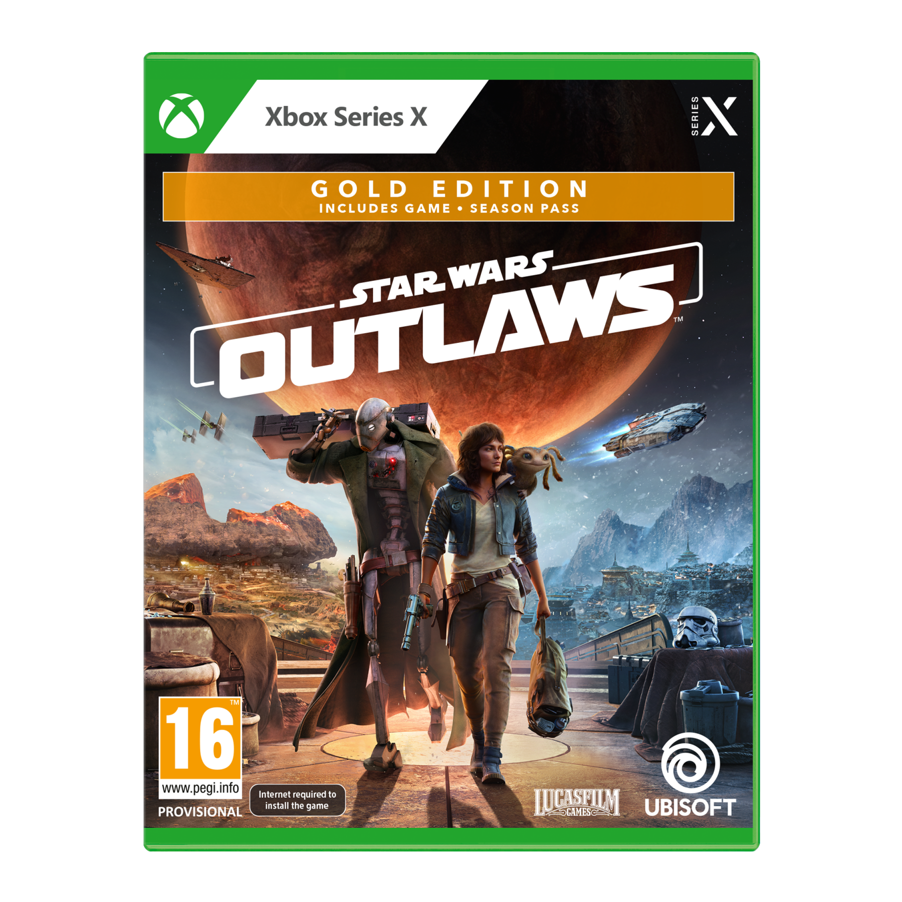 Star Wars Outlaws (Gold Edition) Juego Fisico para Consola Microsoft Xbox Series X