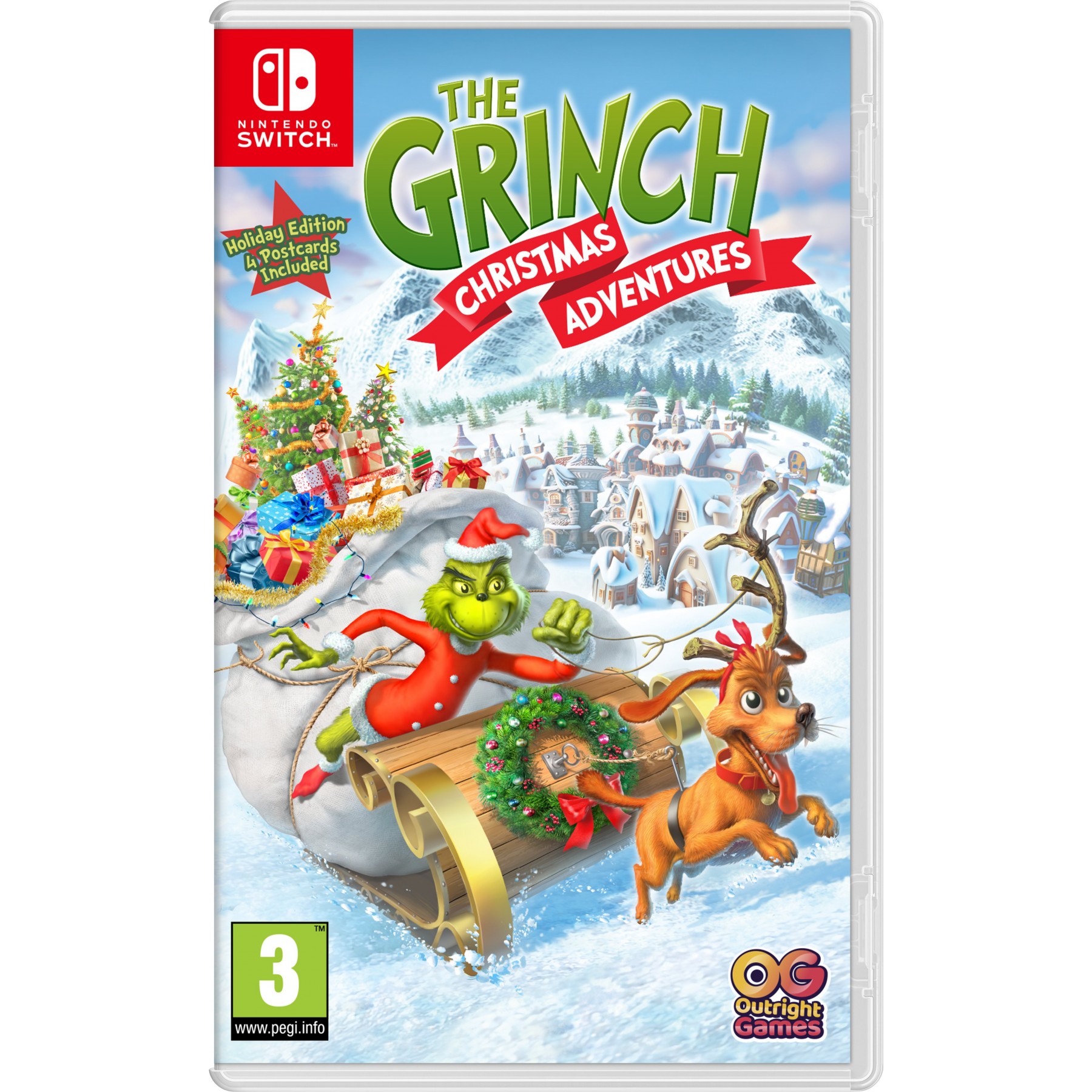 The Grinch: Christmas Adventures Incl. Postcard Juego Fisico para Consola Nintendo Switch