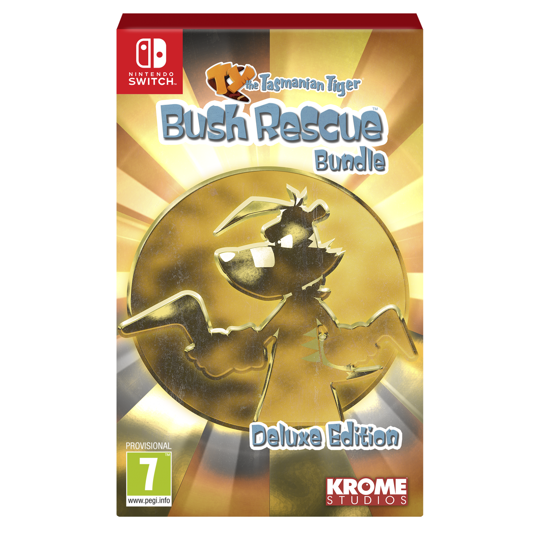 TY the Tasmanian Tiger HD Bush Rescue Bundle Deluxe Edition Juego Fisico para Consola Nintendo Switch