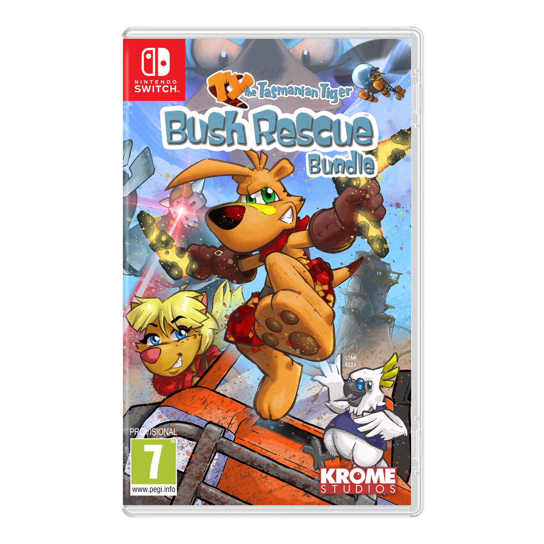 TY the Tasmanian Tiger HD Bush Rescue Bundle Juego Fisico para Consola Nintendo Switch