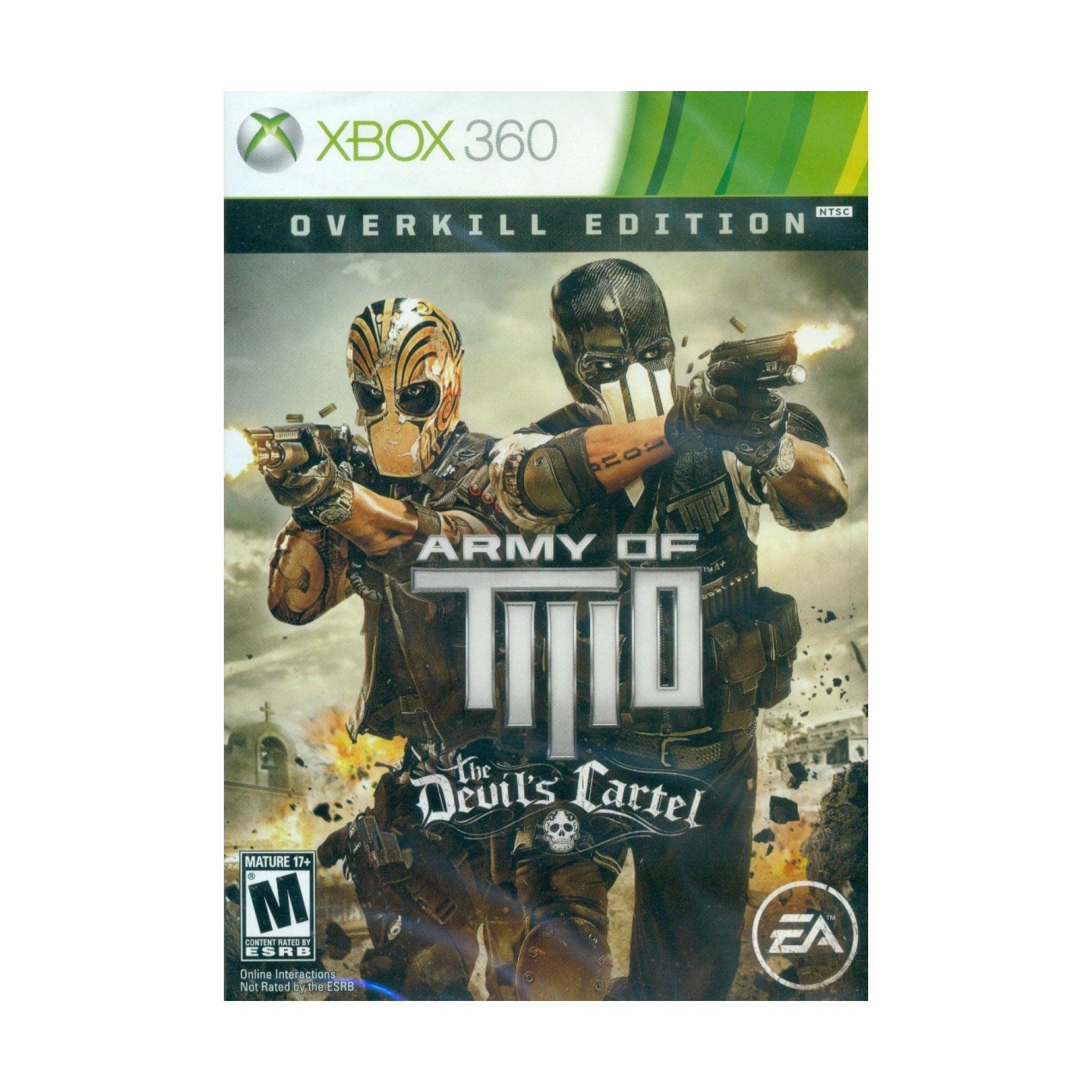 Army of Two: The Devil's Cartel Juego Fisico para Consola Microsoft XBOX 360