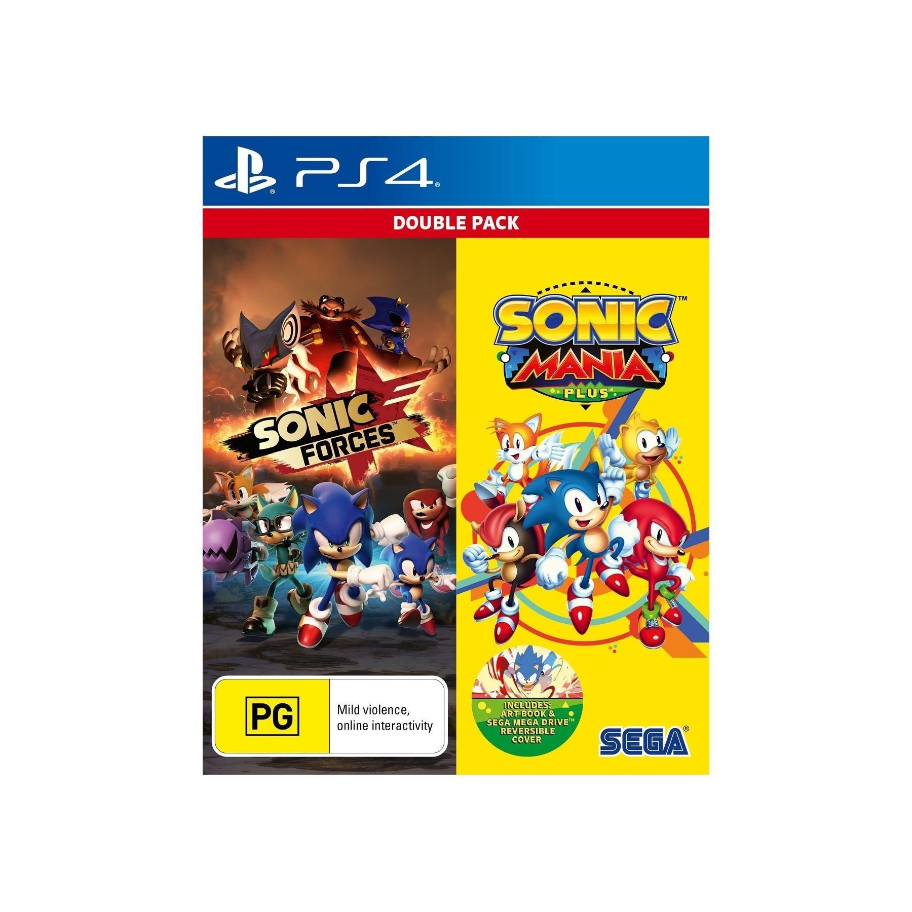 Sonic Mania Plus and Sonic Forces Double Pack Juego para Consola Sony PlayStation 4 PS4