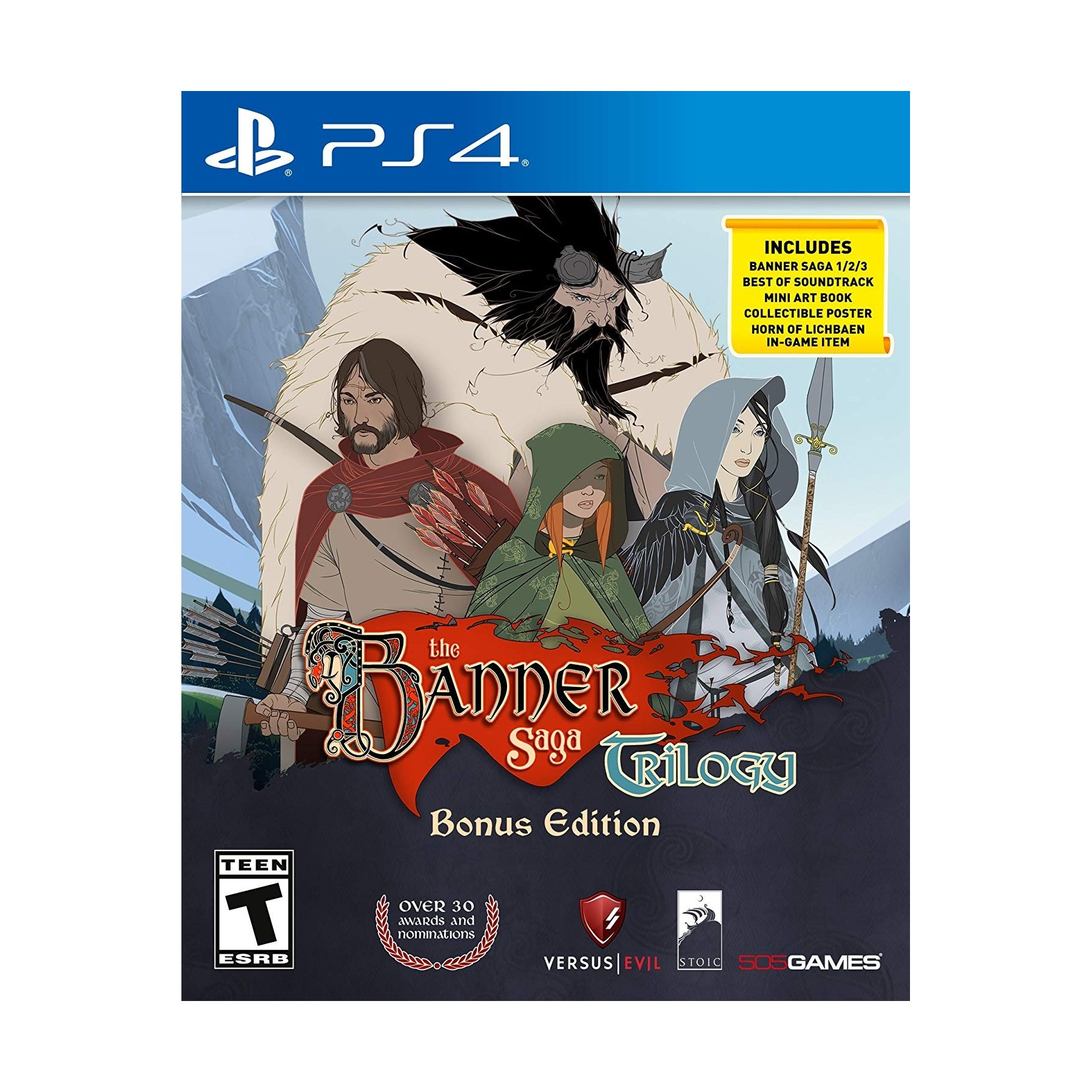 The Banner Saga Trilogy Bonus Edition (Import) Juego para Consola Sony PlayStation 4