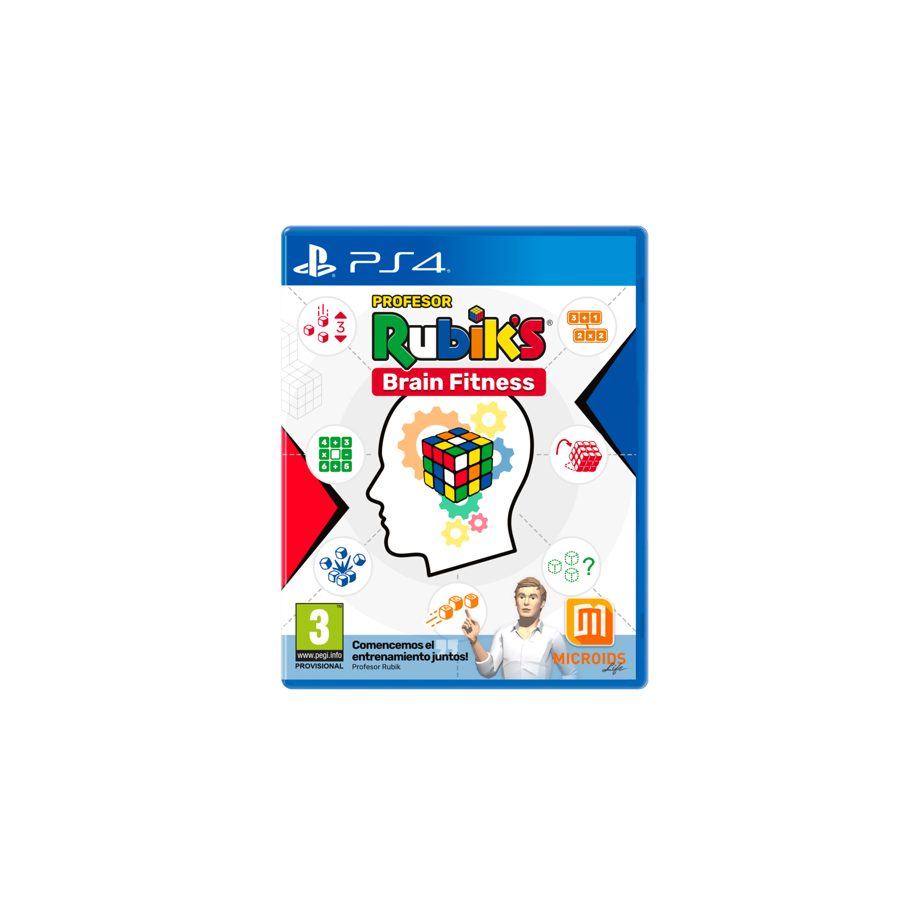 Professor Rubik's Brain Fitness Juego Fisico para Consola Sony PlayStation 4 PS4