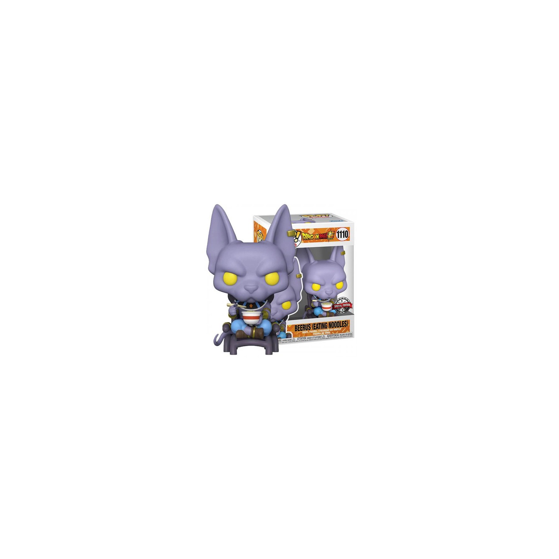 Funko POP! Dragon Ball Super: Beerus Eating Noodle (188) EXM