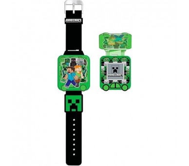 Reloj digital educativo con juegos Minecraft