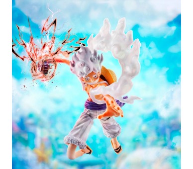 Figura S.H. Figuarts Monkey D Luffy Gear 5 Future Island Egghead One Piece 15,5cm