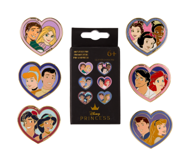 Blind Box Enamel Pin Mystery Disney Princesas Loungefly surtido