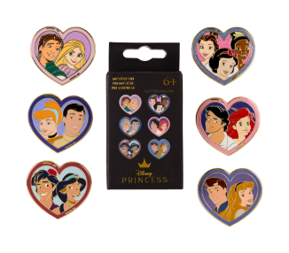 Blind Box Enamel Pin Mystery Disney Princesas Loungefly surtido