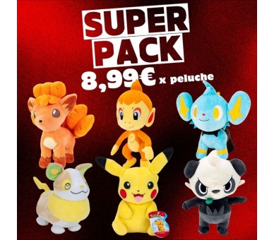 Pack oferta Peluches Pokemon