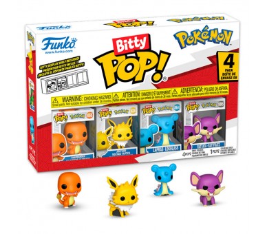 Blister 4 figuras Bitty POP Pokemon Charmander