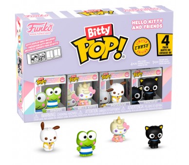 Blister 4 figuras Bitty POP Hello Kitty and Friends Keroppi