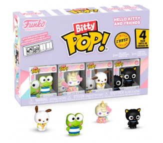 Blister 4 figuras Bitty POP Hello Kitty and Friends Keroppi