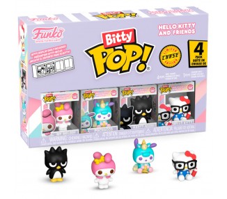 Blister 4 figuras Bitty POP Hello Kitty and Friends My Melody