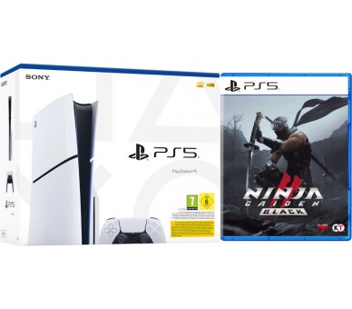 CONSOLA WHITE SLIM EDITION + DUALSENSE (1TB) + NINJA GAIDEN 2 BLACK (ASIA)