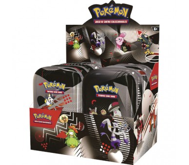 POKEMON JUEGO DE CARTAS ESCARLATA Y PURPURA: FULGOR NEGRO Y LLAMA BLANCA MINI LATA (ESP)