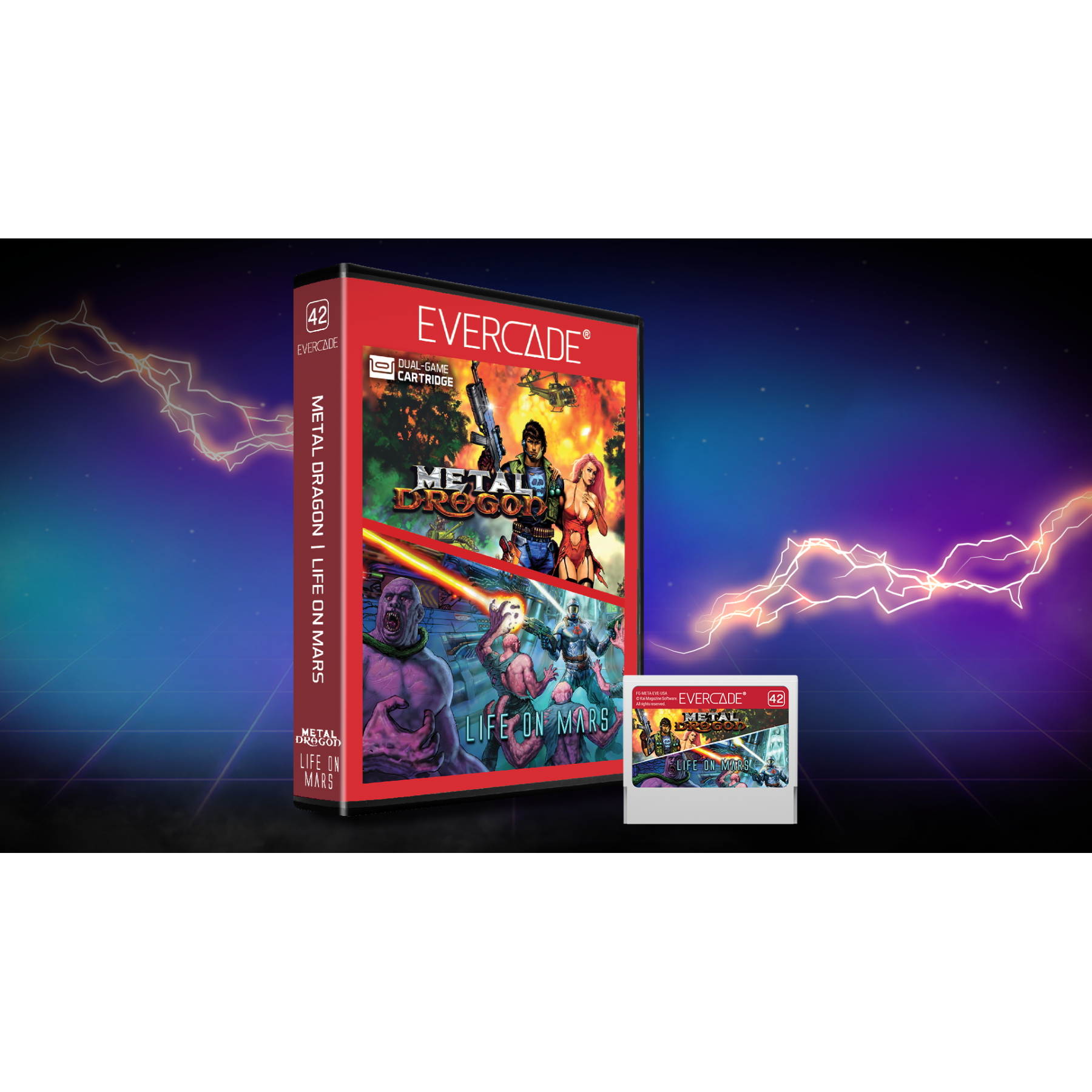 Blaze Evercade Metal Dragon/Life On Mars Collection